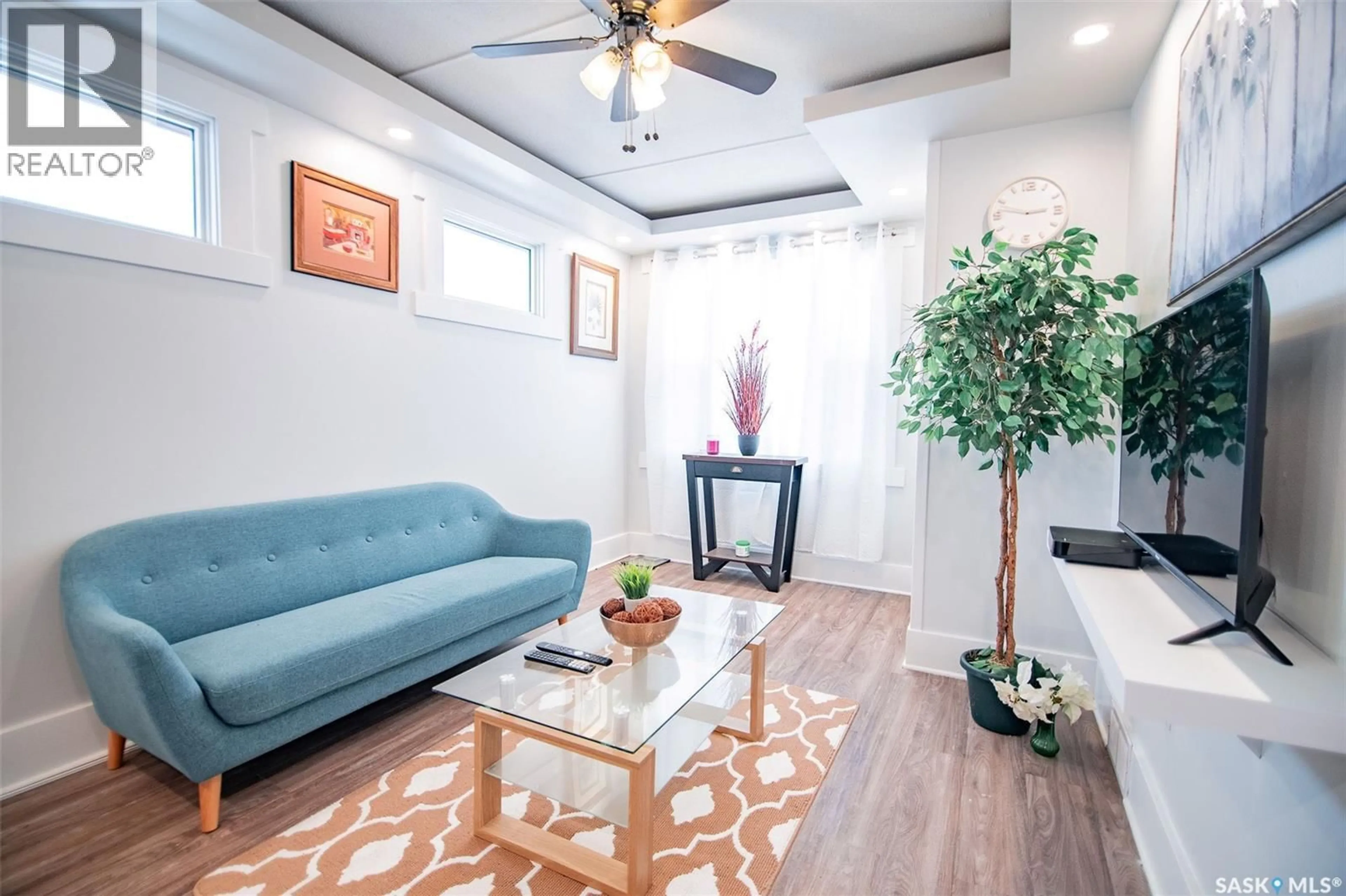 Living room with furniture, unknown for 301 RIVER STREET, Prince Albert Saskatchewan S6V0A3