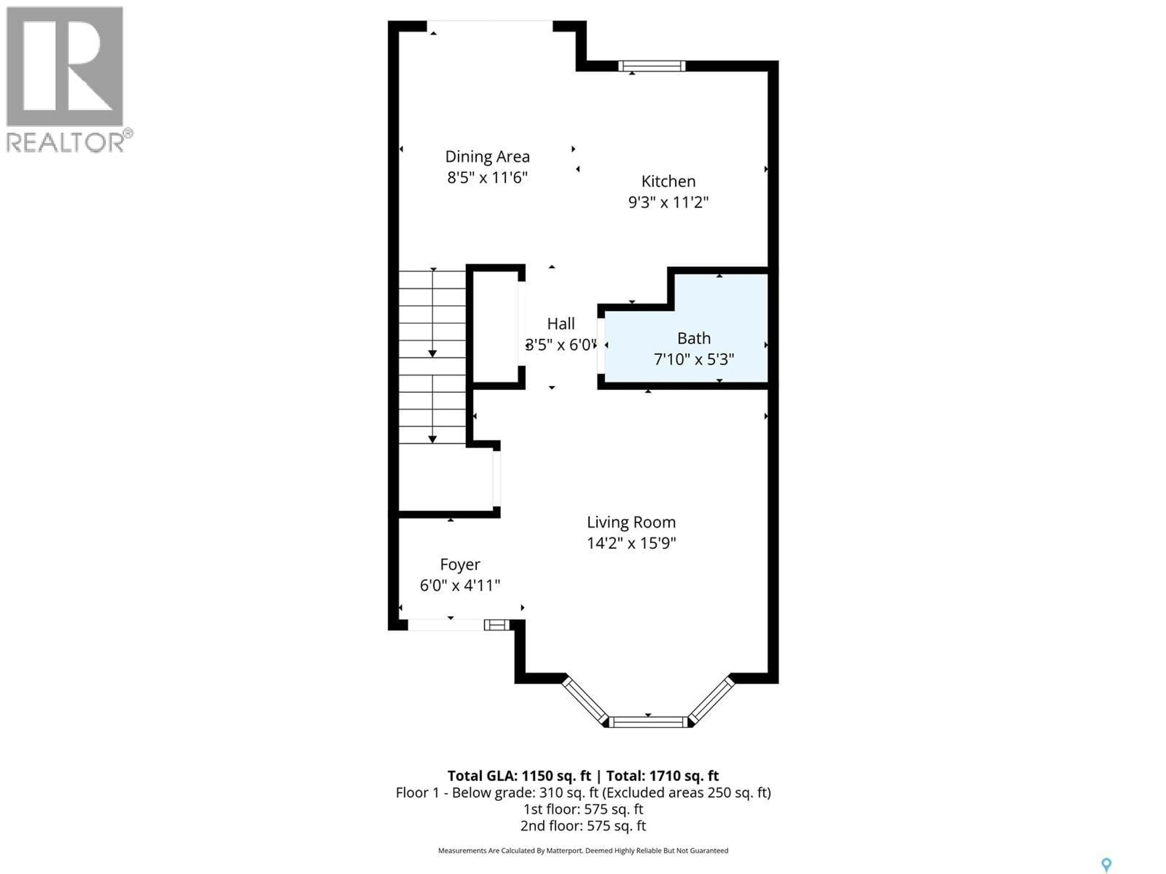 Floor plan for 135 - 175 ASHWORTH CRESCENT, Saskatoon Saskatchewan S7T0N1