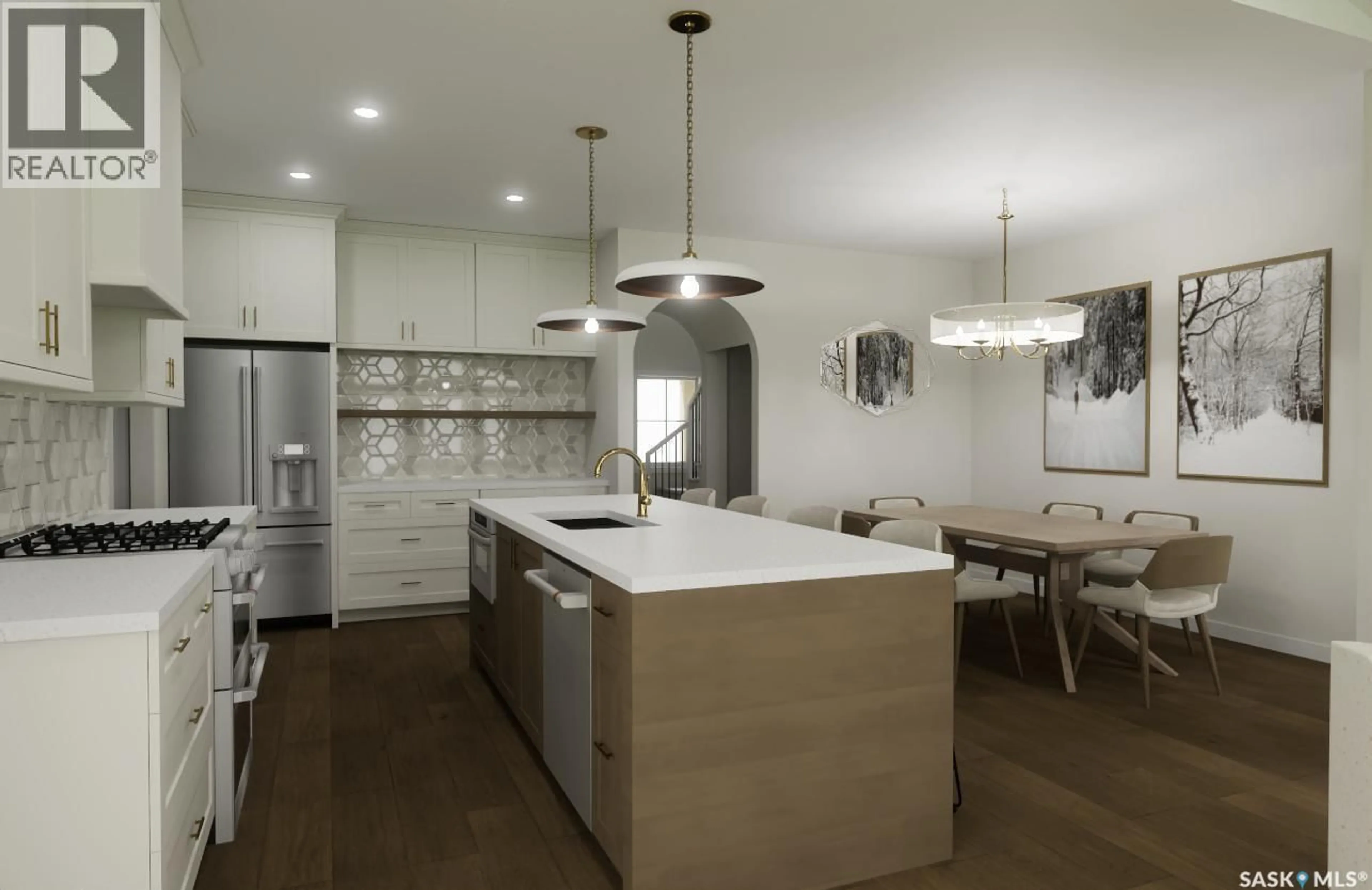 Contemporary kitchen, unknown for 20 COUNTRY ROAD, Lumsden Saskatchewan S0G3C0