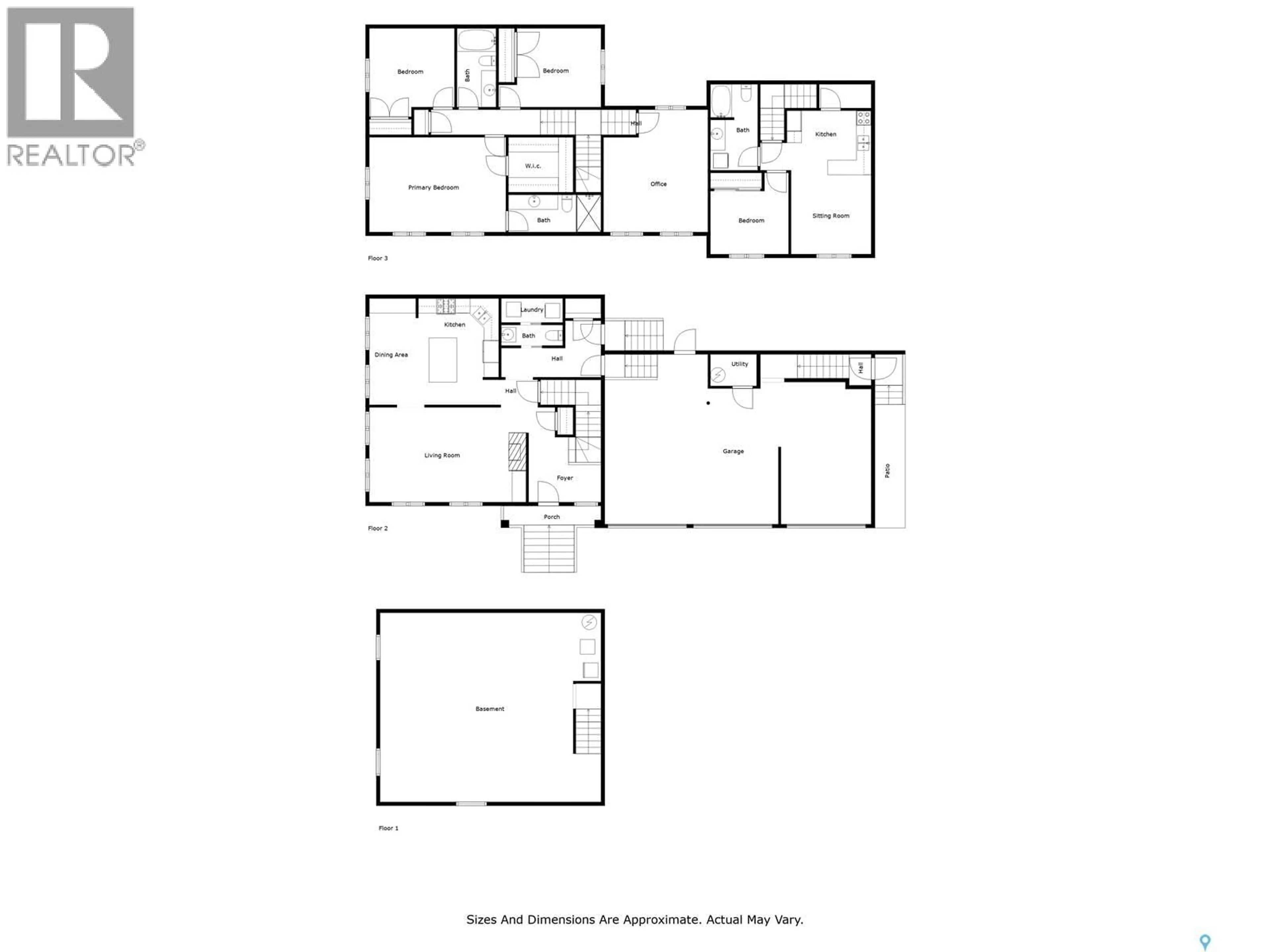 Floor plan for 1980 OTTAWA STREET, Regina Saskatchewan S4P1P6