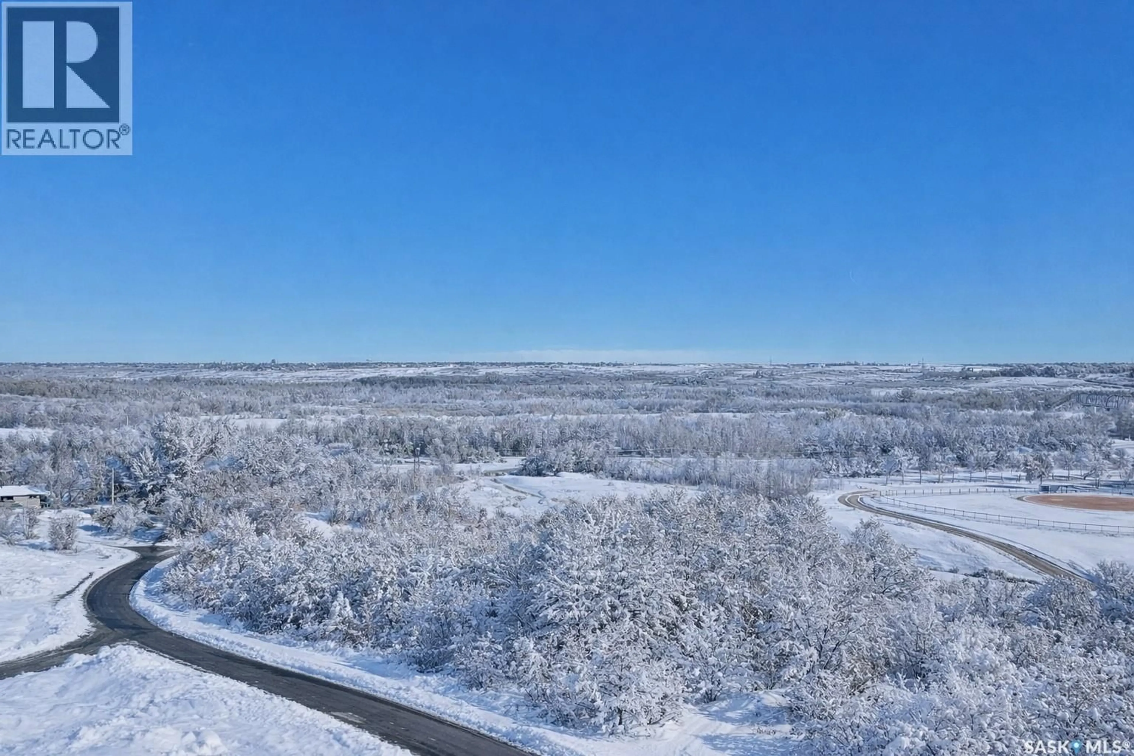 A pic from outside/outdoor area/front of a property/back of a property/a pic from drone, forest/trees view for 6 1ST AVENUE, Battleford Saskatchewan S0M0E0