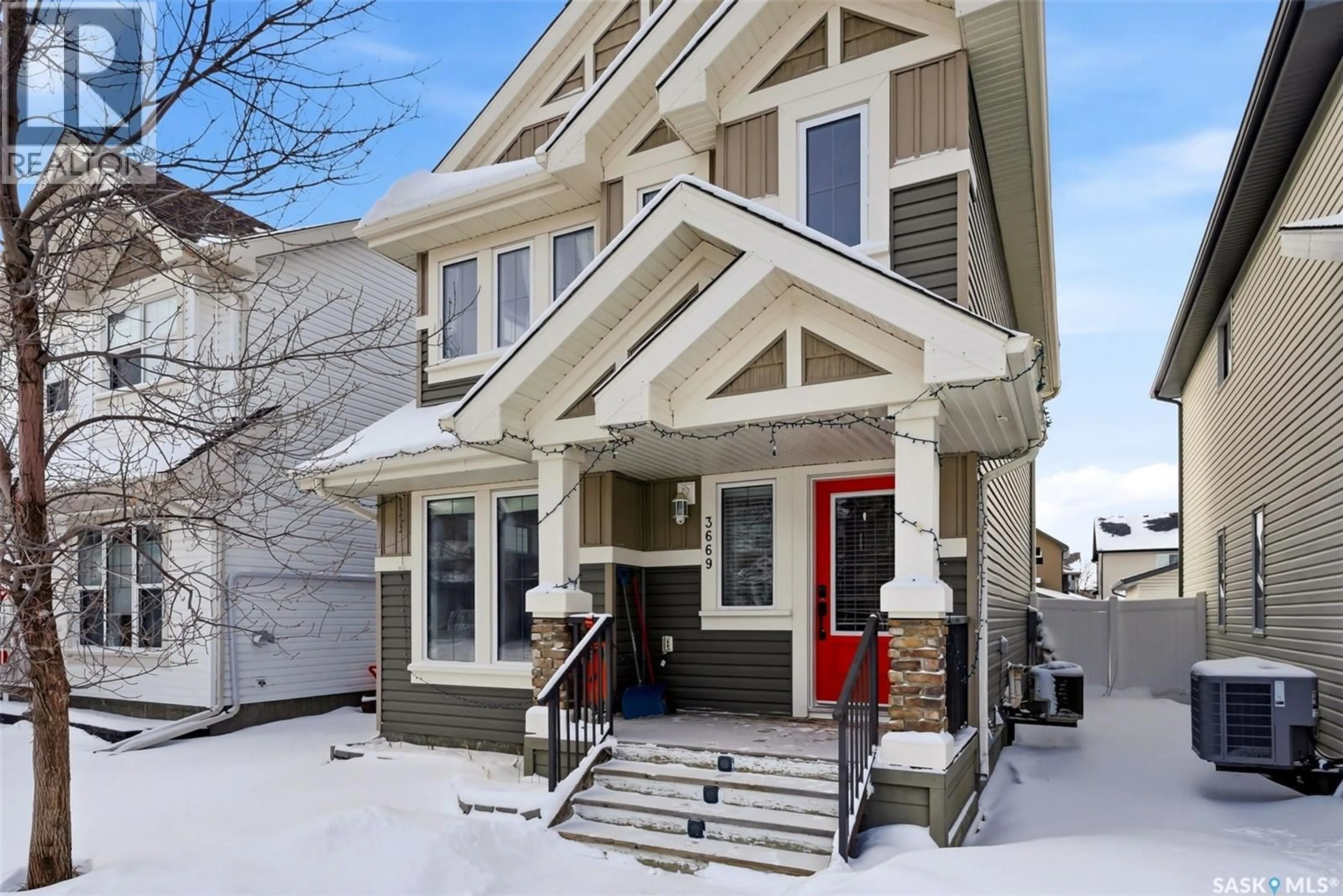 Home with vinyl exterior material, street for 3669 GREEN BANK ROAD, Regina Saskatchewan S4V1M2