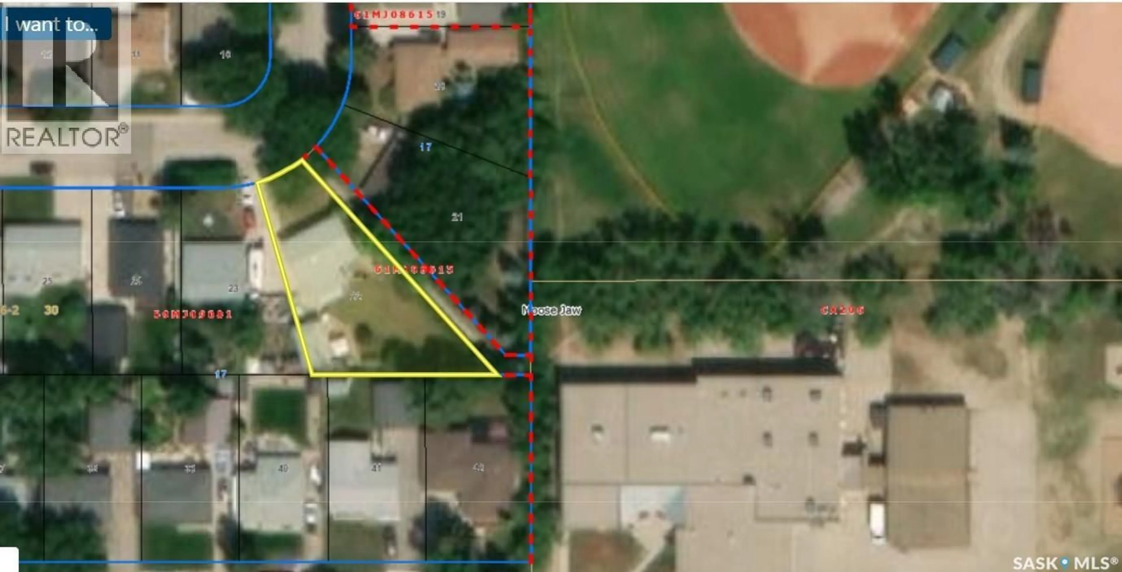 A pic from outside/outdoor area/front of a property/back of a property/a pic from drone, building for 1156 DUFFIELD CRESCENT, Moose Jaw Saskatchewan S6H5M4