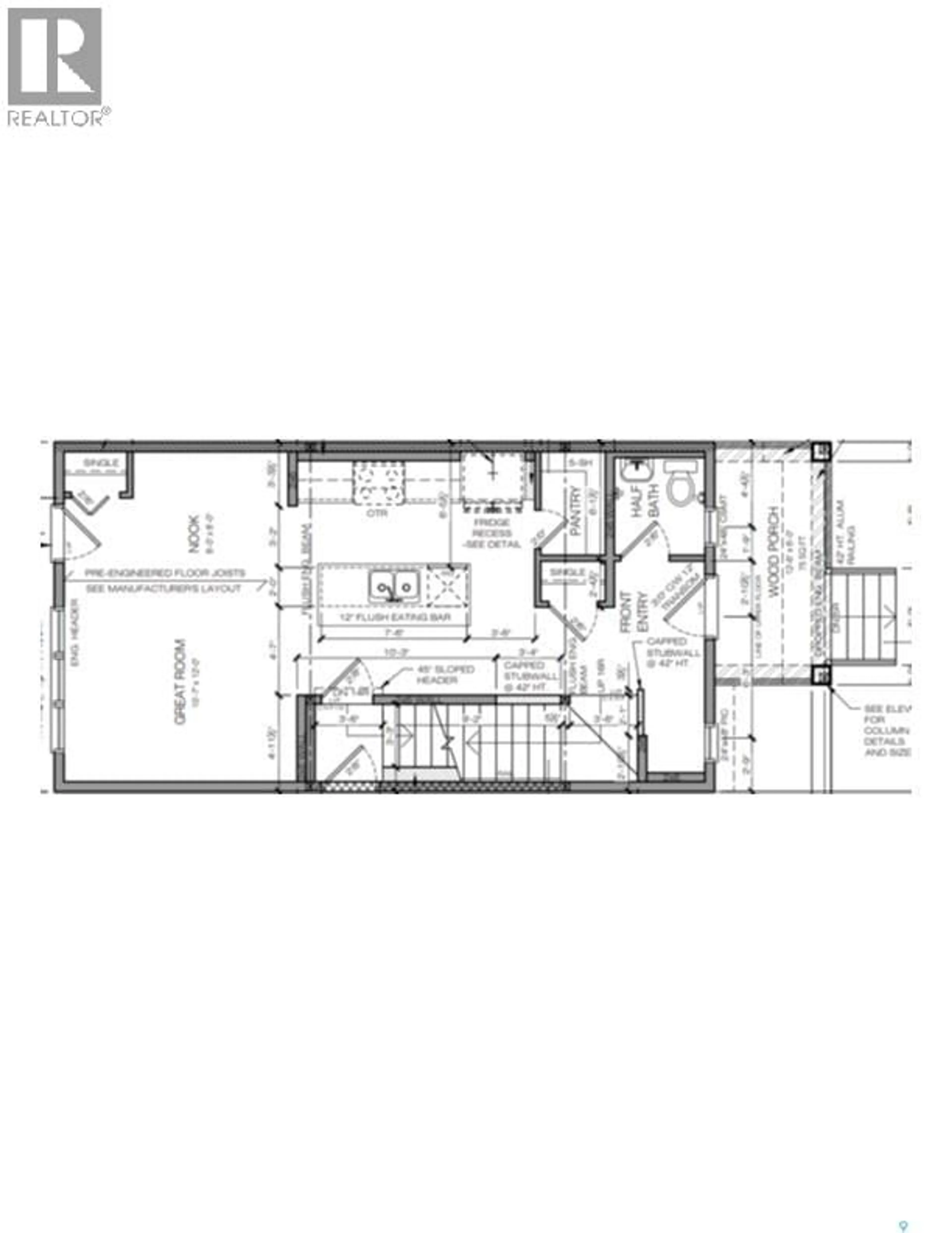 Floor plan for 5408 NICHOLSON AVENUE, Regina Saskatchewan S4V4B4