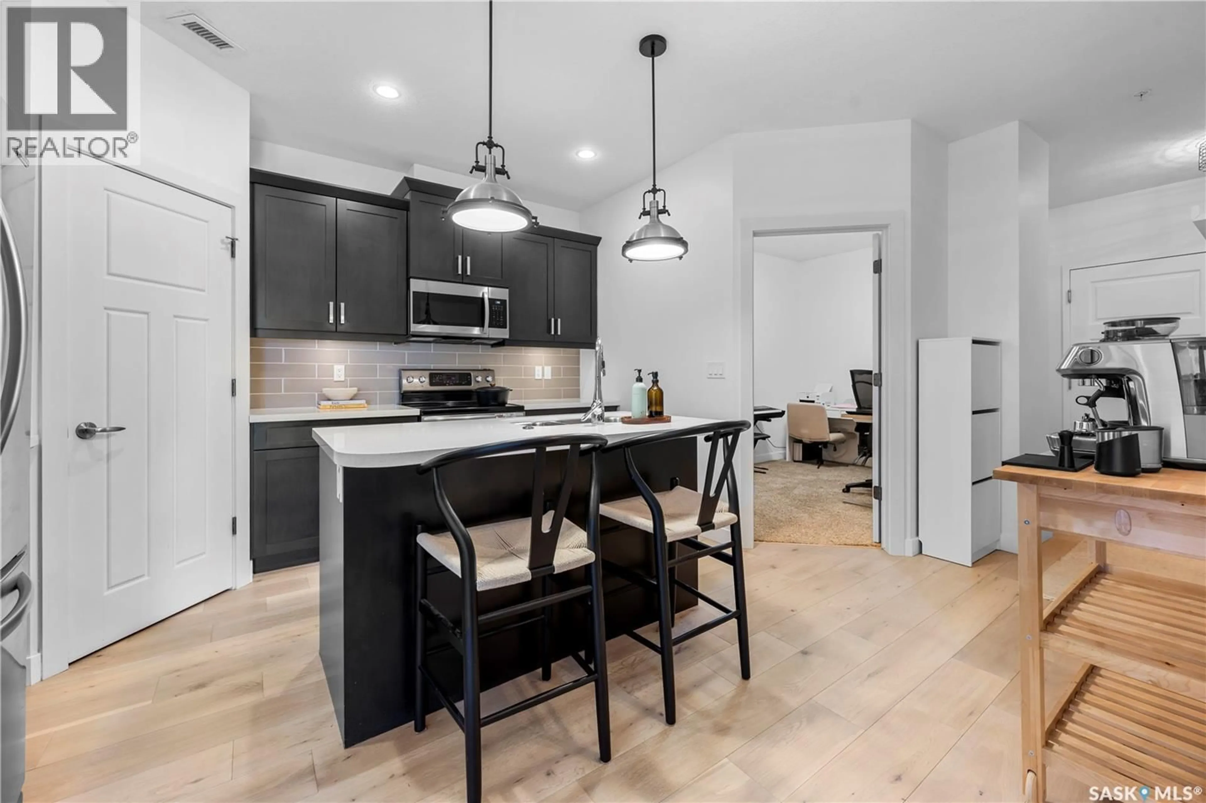 Open concept kitchen, unknown for 602 - 2055 ROSE STREET, Regina Saskatchewan S4P2A3