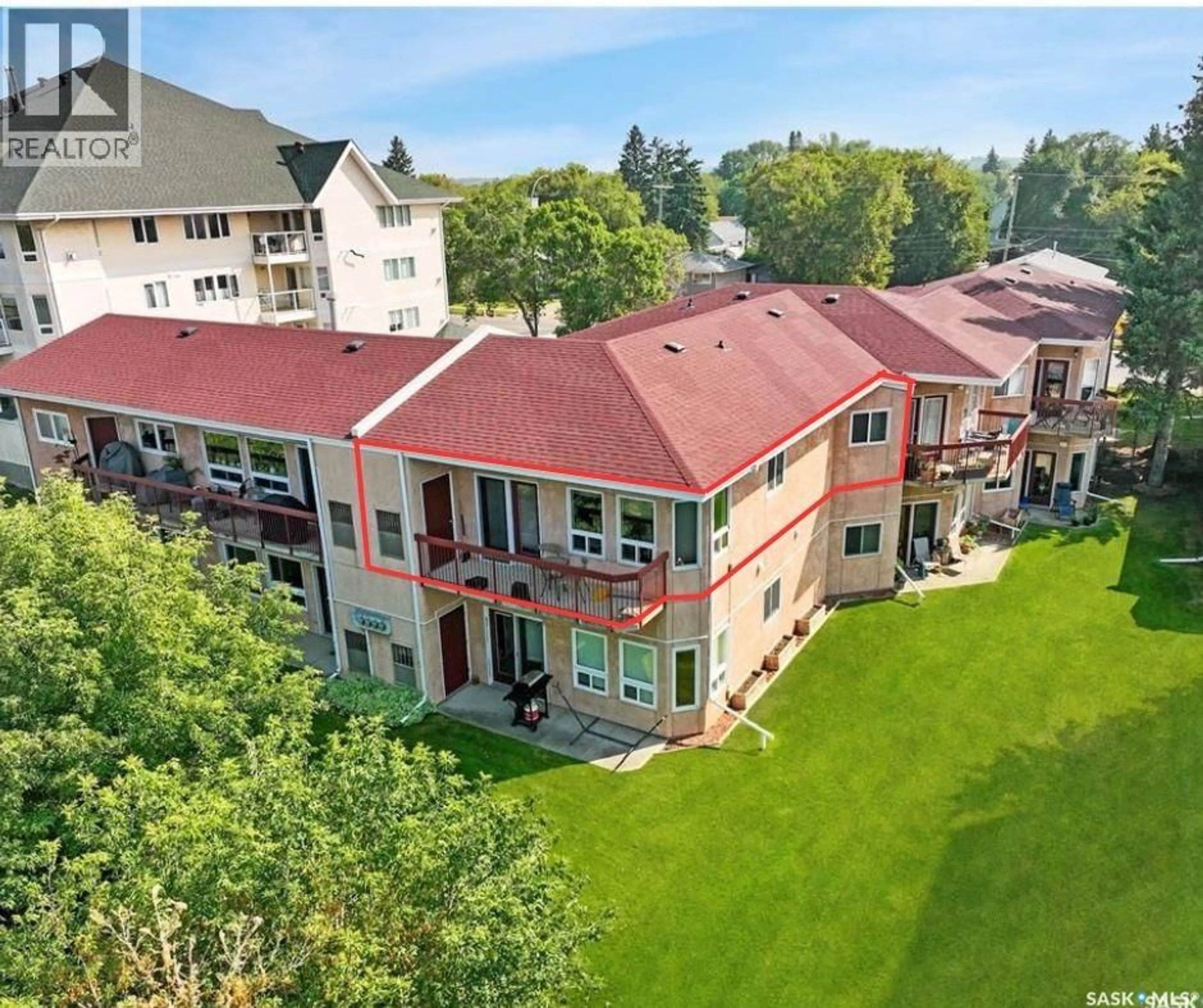 A pic from outside/outdoor area/front of a property/back of a property/a pic from drone, unknown for C2 - 532 RIVER STREET, Prince Albert Saskatchewan S6V0A6