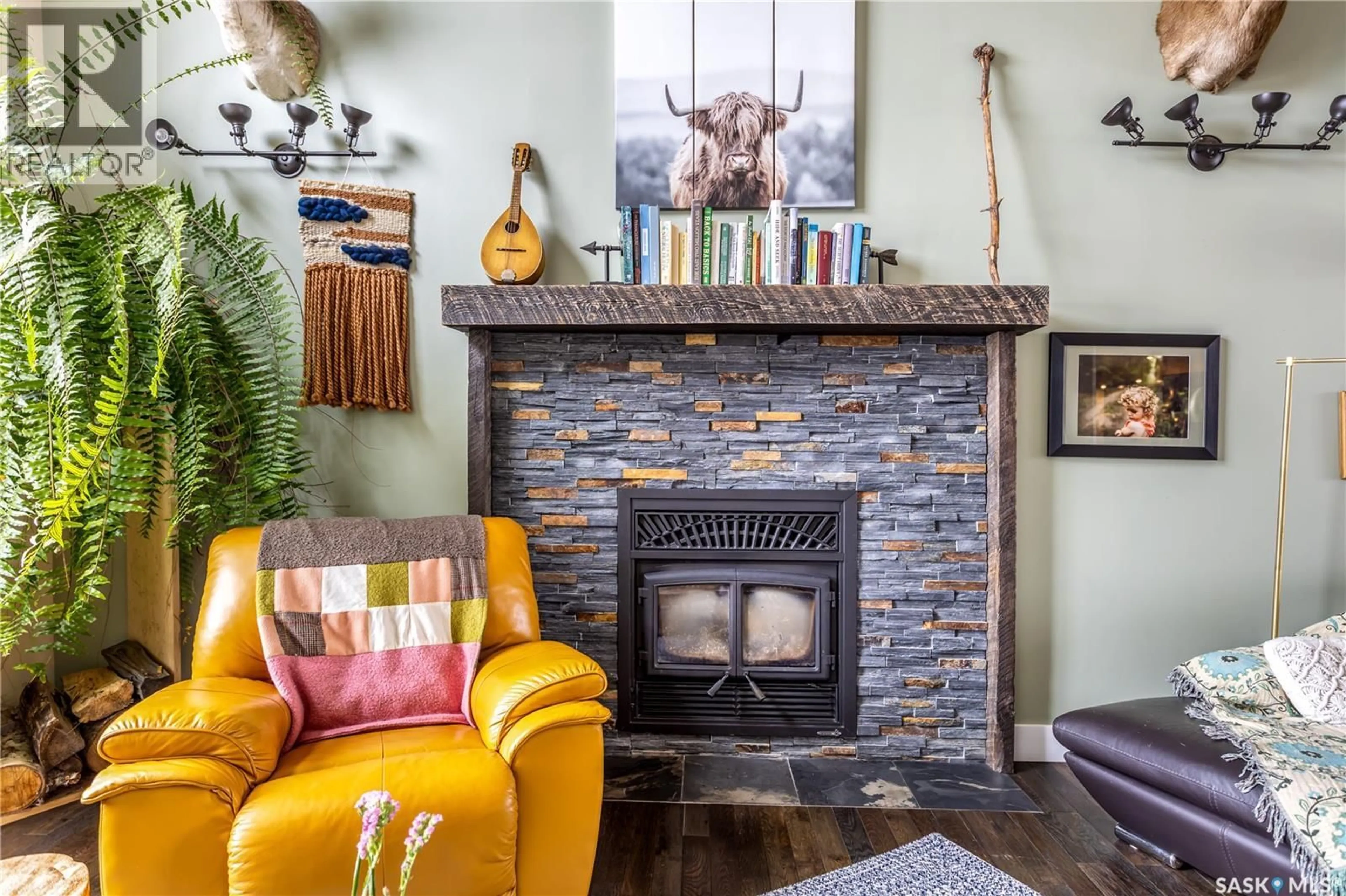 Living room with furniture, unknown for 12 VICKAR PLACE, Melfort Saskatchewan S0E1A0