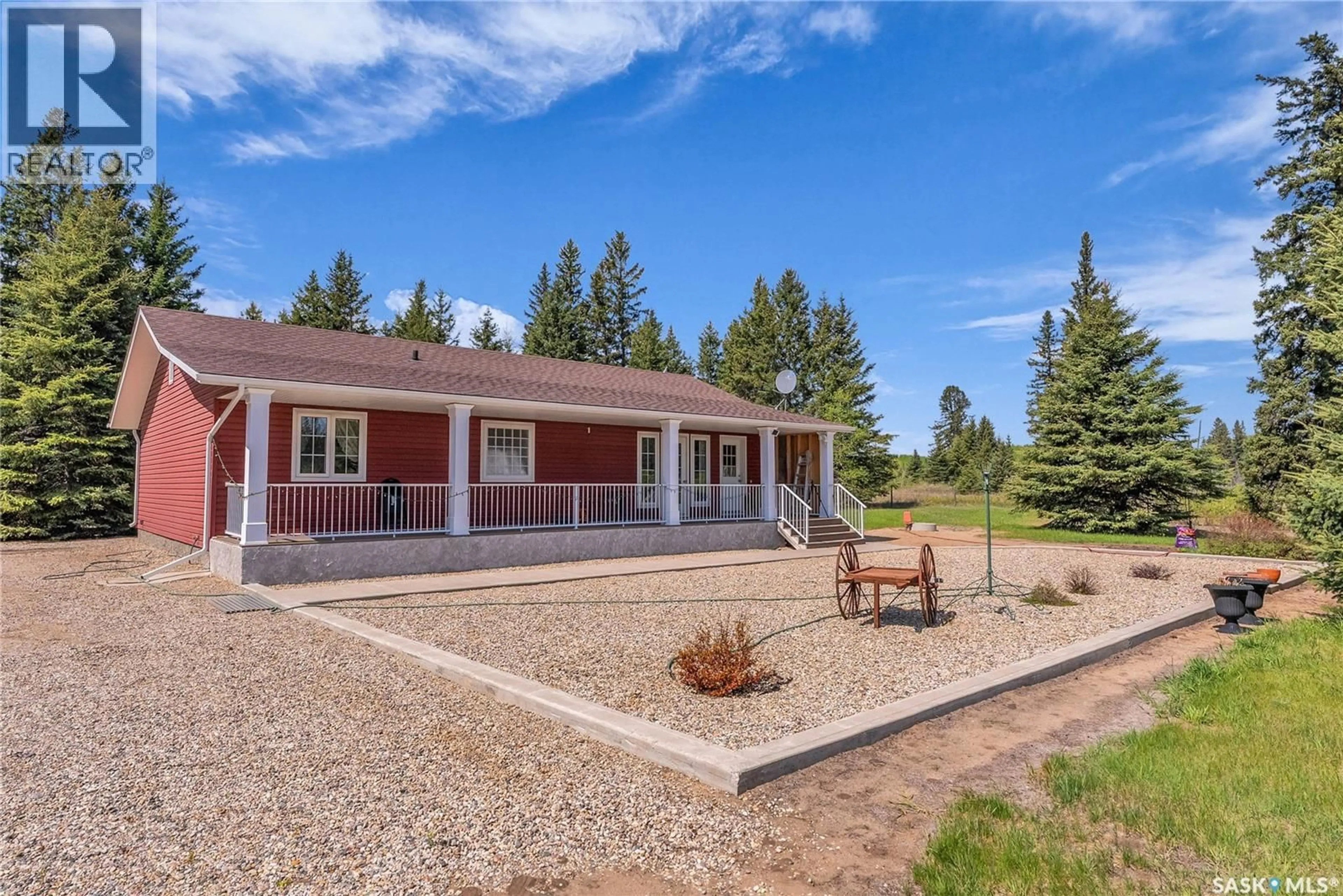 A pic from outside/outdoor area/front of a property/back of a property/a pic from drone, unknown for TWIN CREEK RANCH, Canwood Rm No. 494 Saskatchewan S0J1X0