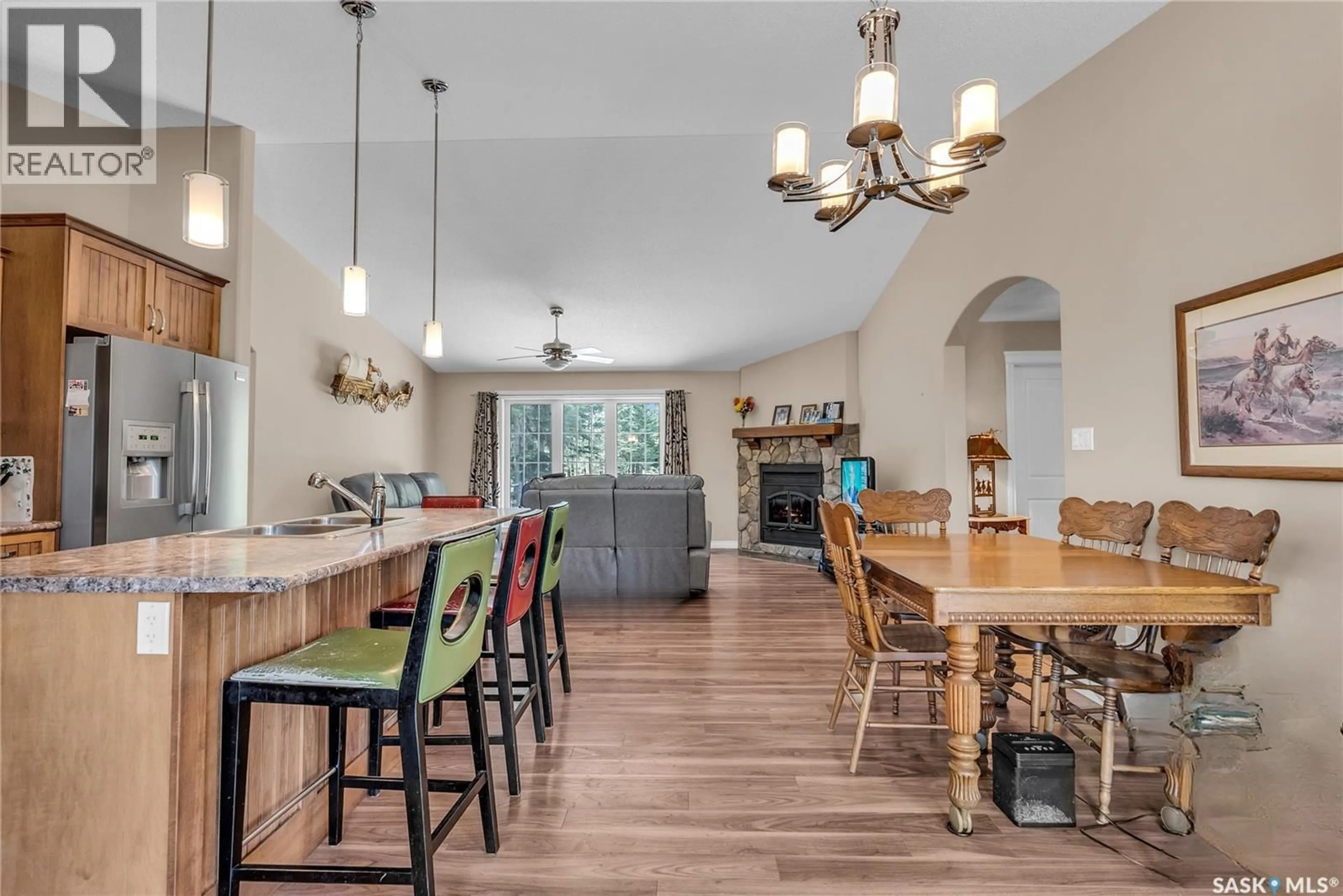 Open concept kitchen, unknown for TWIN CREEK RANCH, Canwood Rm No. 494 Saskatchewan S0J1X0