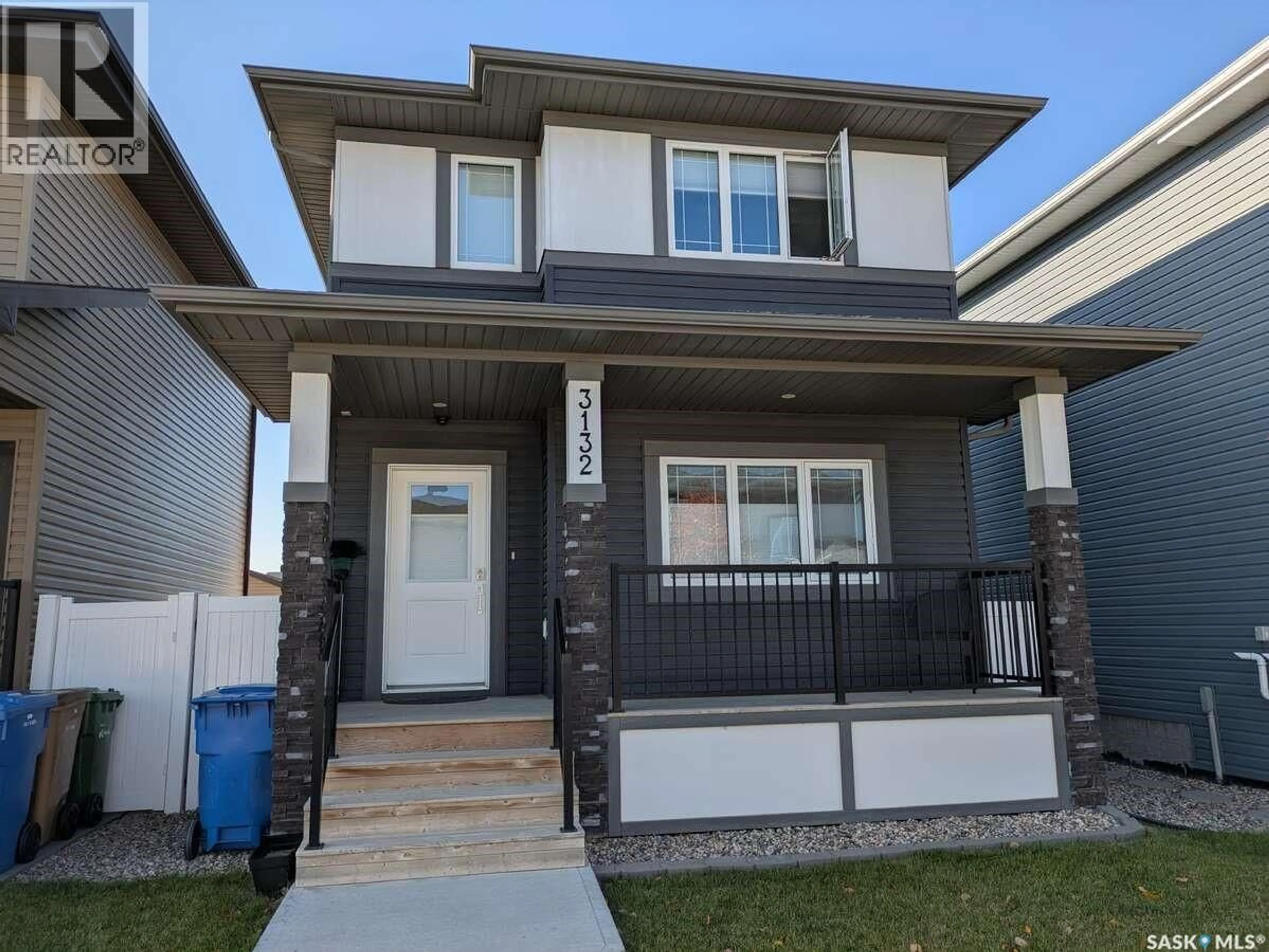 Home with vinyl exterior material, street for 3132 CROSBIE CRESCENT, Regina Saskatchewan S4V3S2