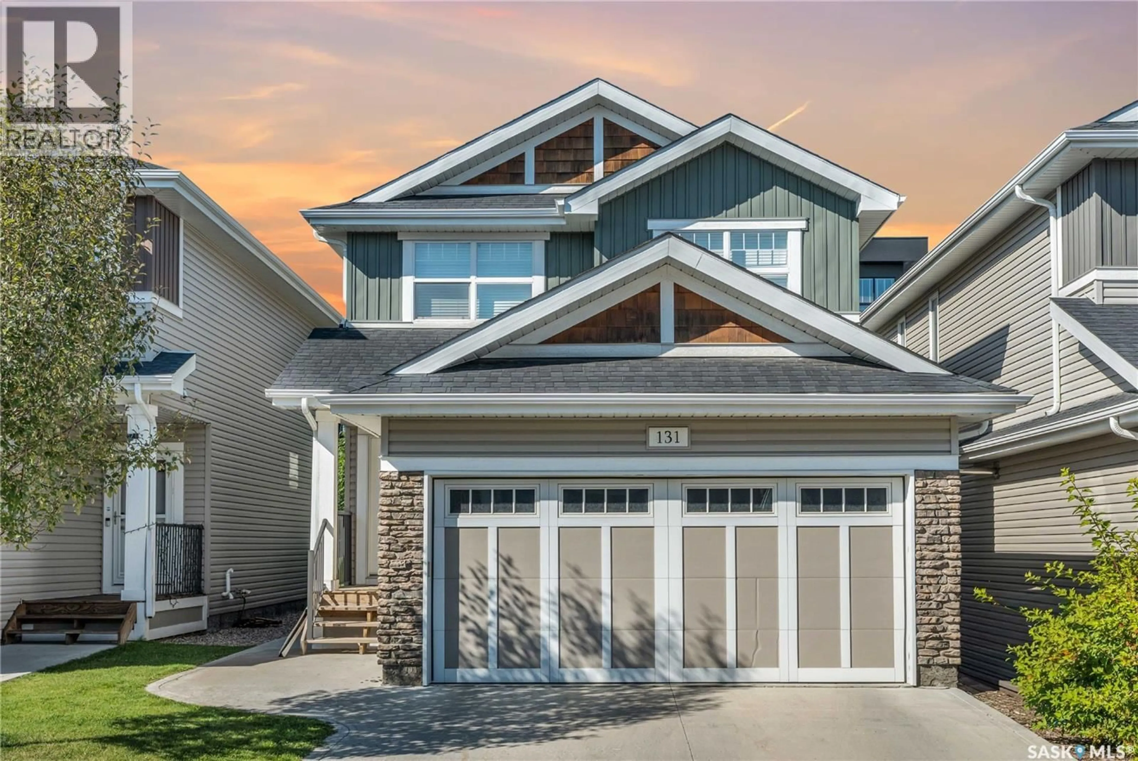 Home with vinyl exterior material, street for 315 - 131 DICKSON CRESCENT, Saskatoon Saskatchewan S7T0T8