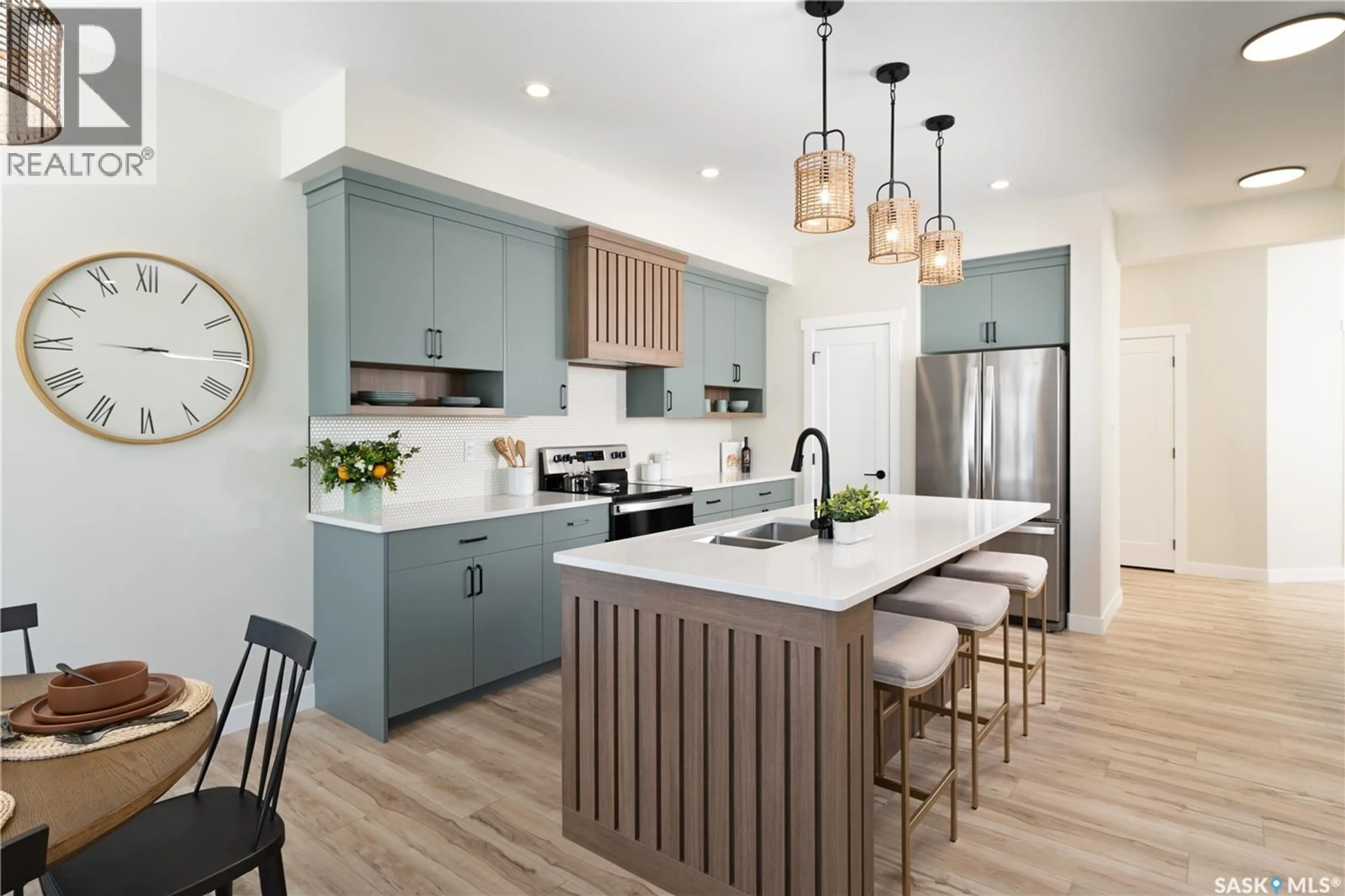 Open concept kitchen, unknown for 4740 FERNDALE CRESCENT, Regina Saskatchewan S4V4A3