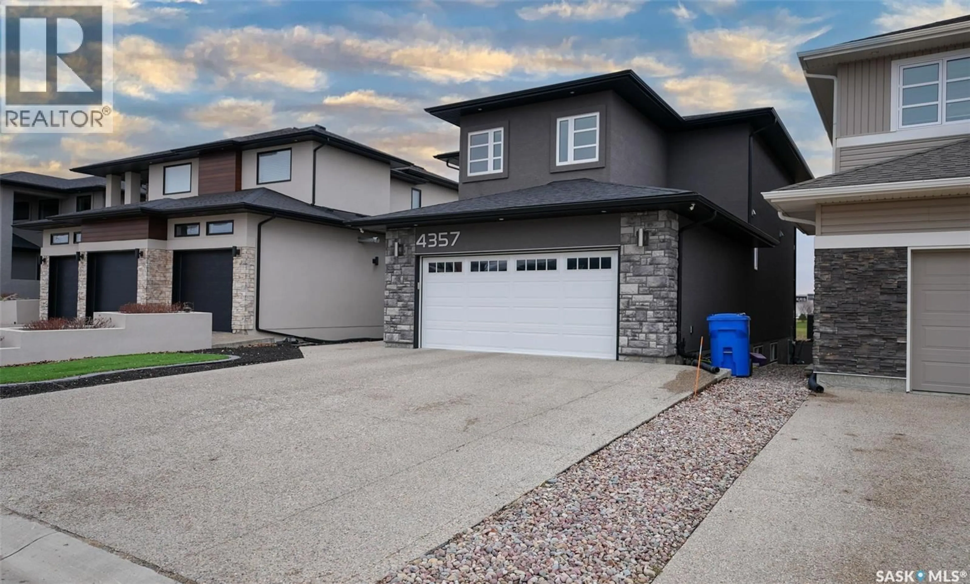 Home with vinyl exterior material, street for 4357 ALBULET DRIVE, Regina Saskatchewan S4W0L6
