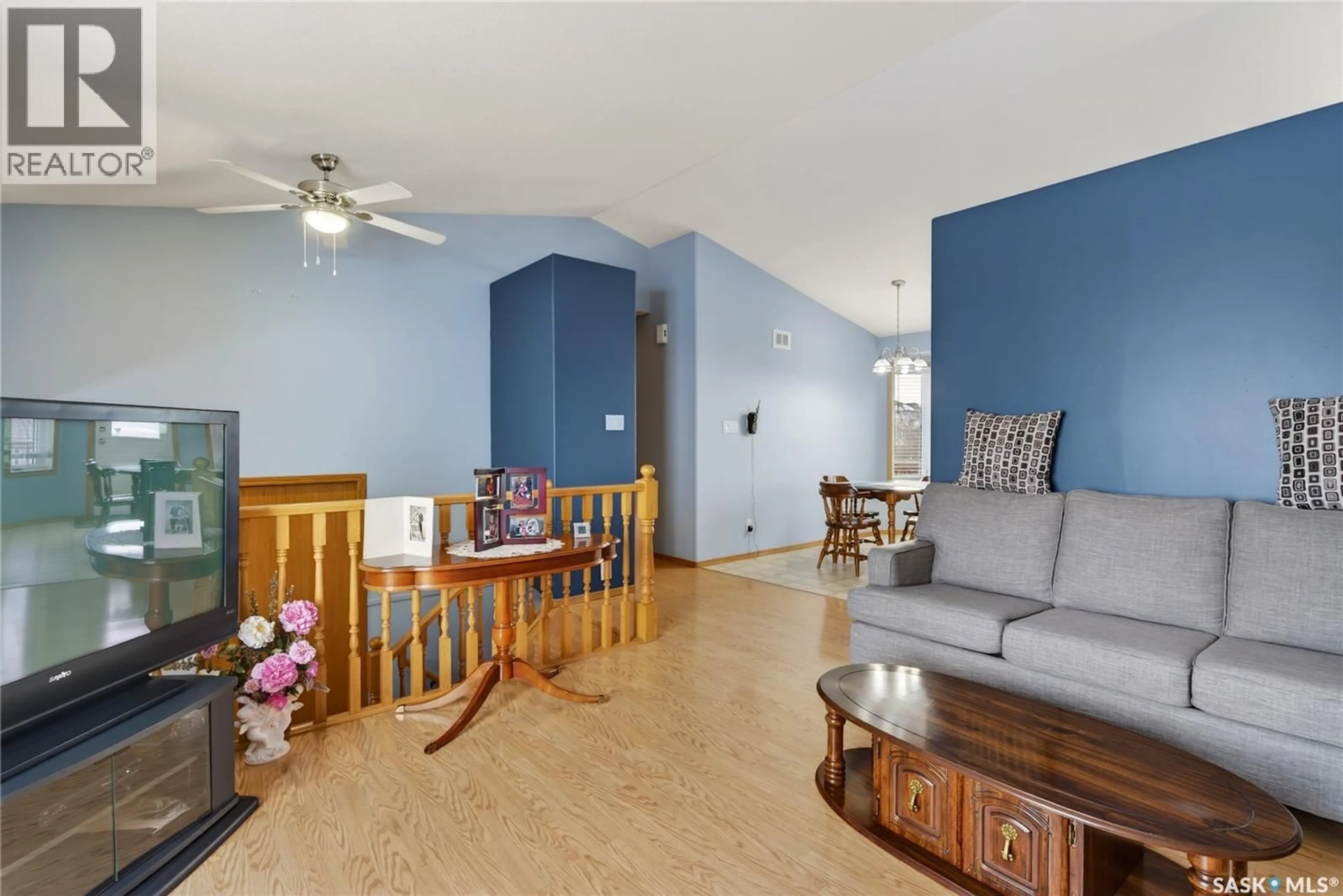 Living room with furniture, unknown for 343 BERNARD BAY, Prince Albert Saskatchewan S6V7K6