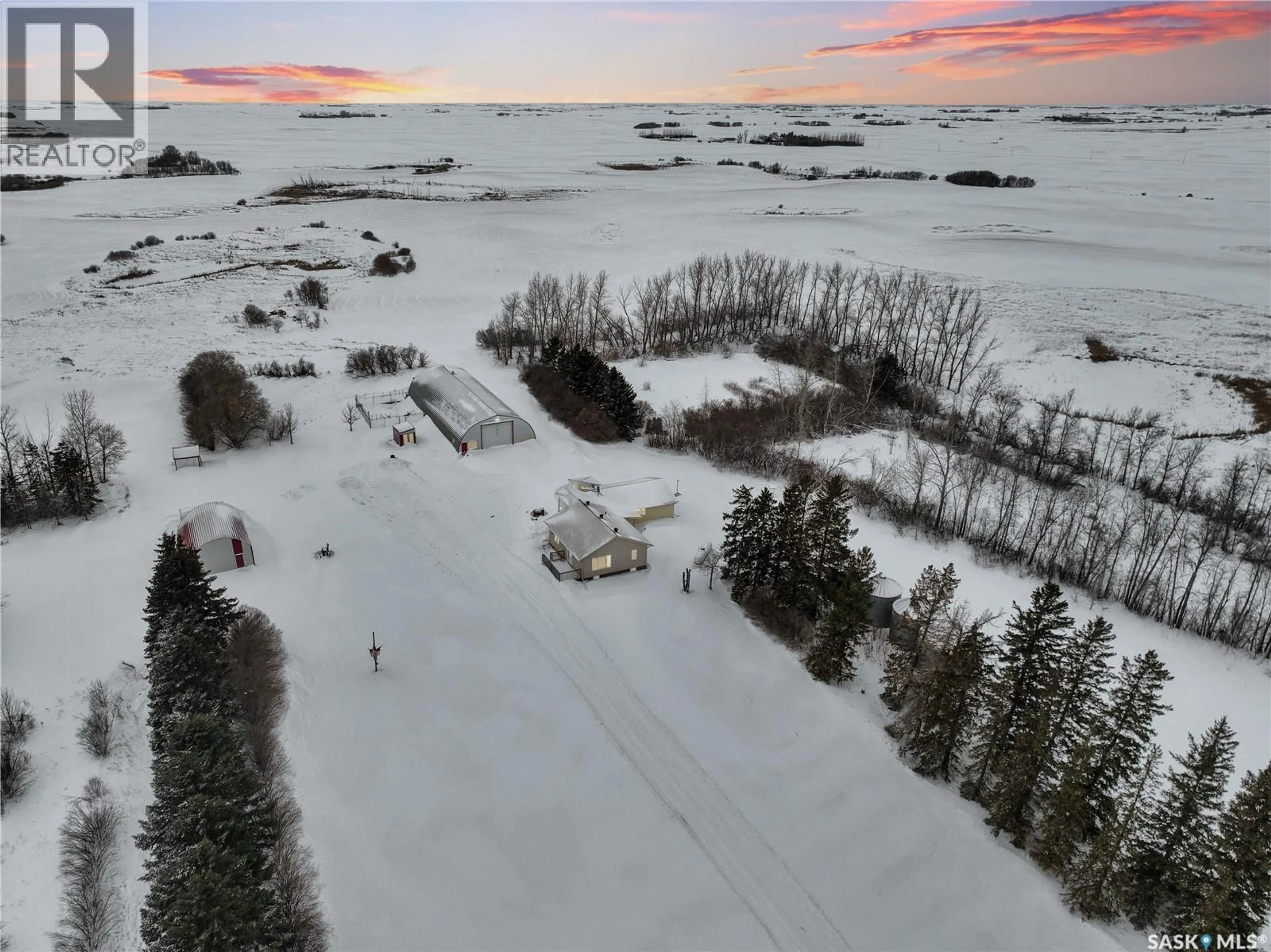 A pic from outside/outdoor area/front of a property/back of a property/a pic from drone, street for Acreage - MOOSE BAY RD, Grayson Rm No. 184 Saskatchewan S0A1E0