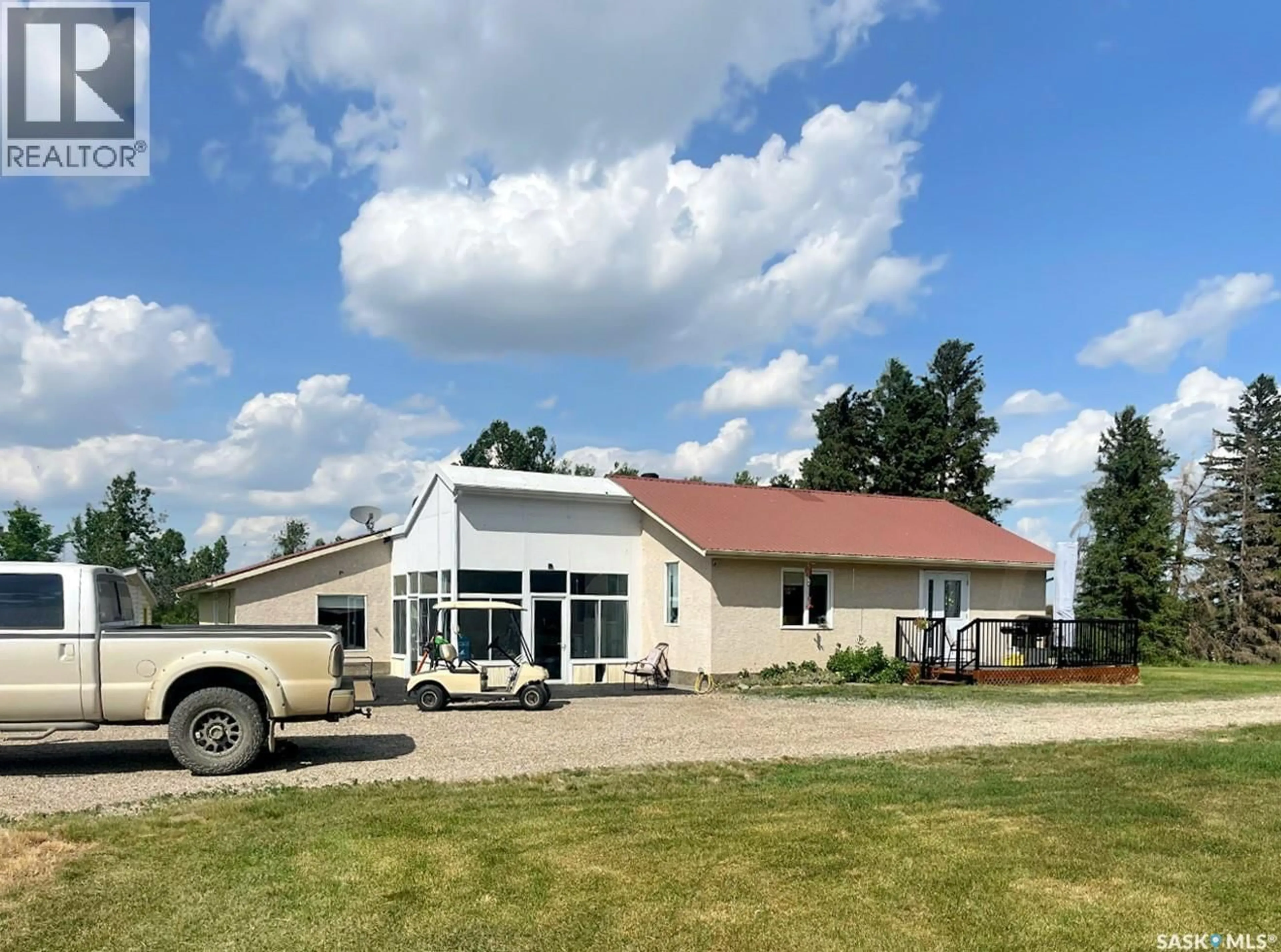 A pic from outside/outdoor area/front of a property/back of a property/a pic from drone, building for Acreage - MOOSE BAY RD, Grayson Rm No. 184 Saskatchewan S0A1E0