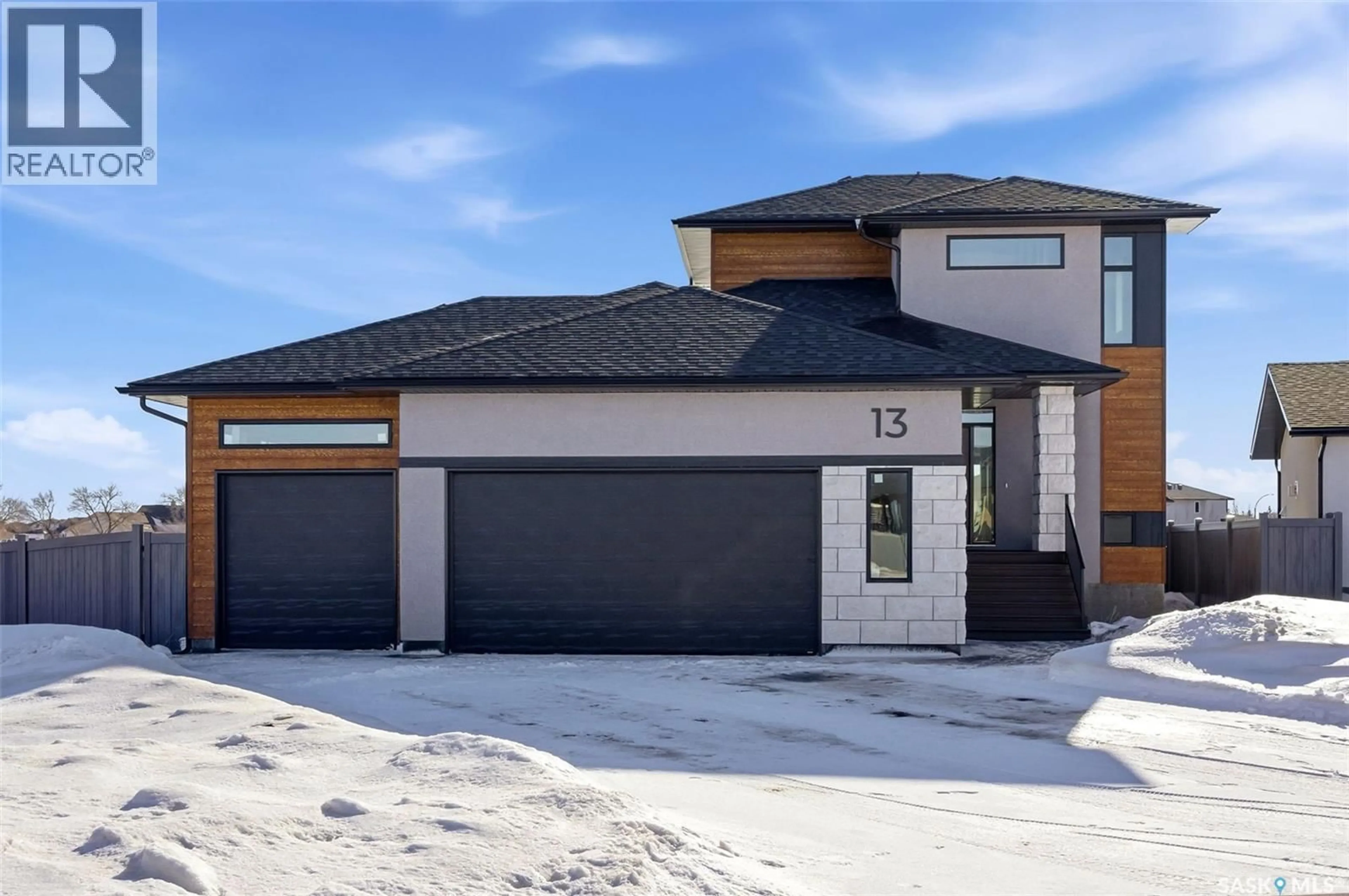 Home with brick exterior material, street for 13 PLAINS GREEN, Pilot Butte Saskatchewan S0G3Z0
