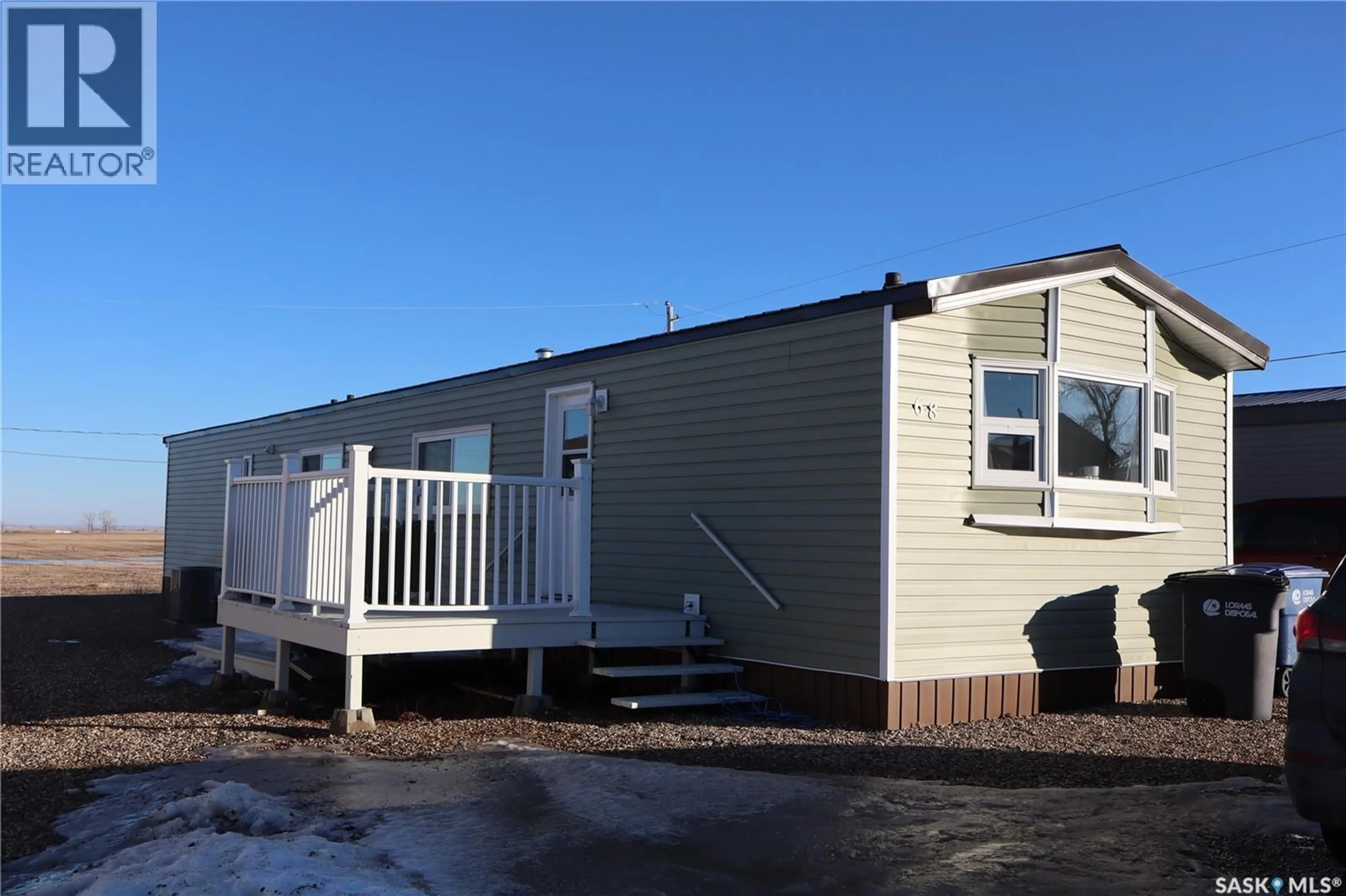 Home with vinyl exterior material, building for 68 SUNRISE ESTATES, Assiniboia Saskatchewan S0H0B0