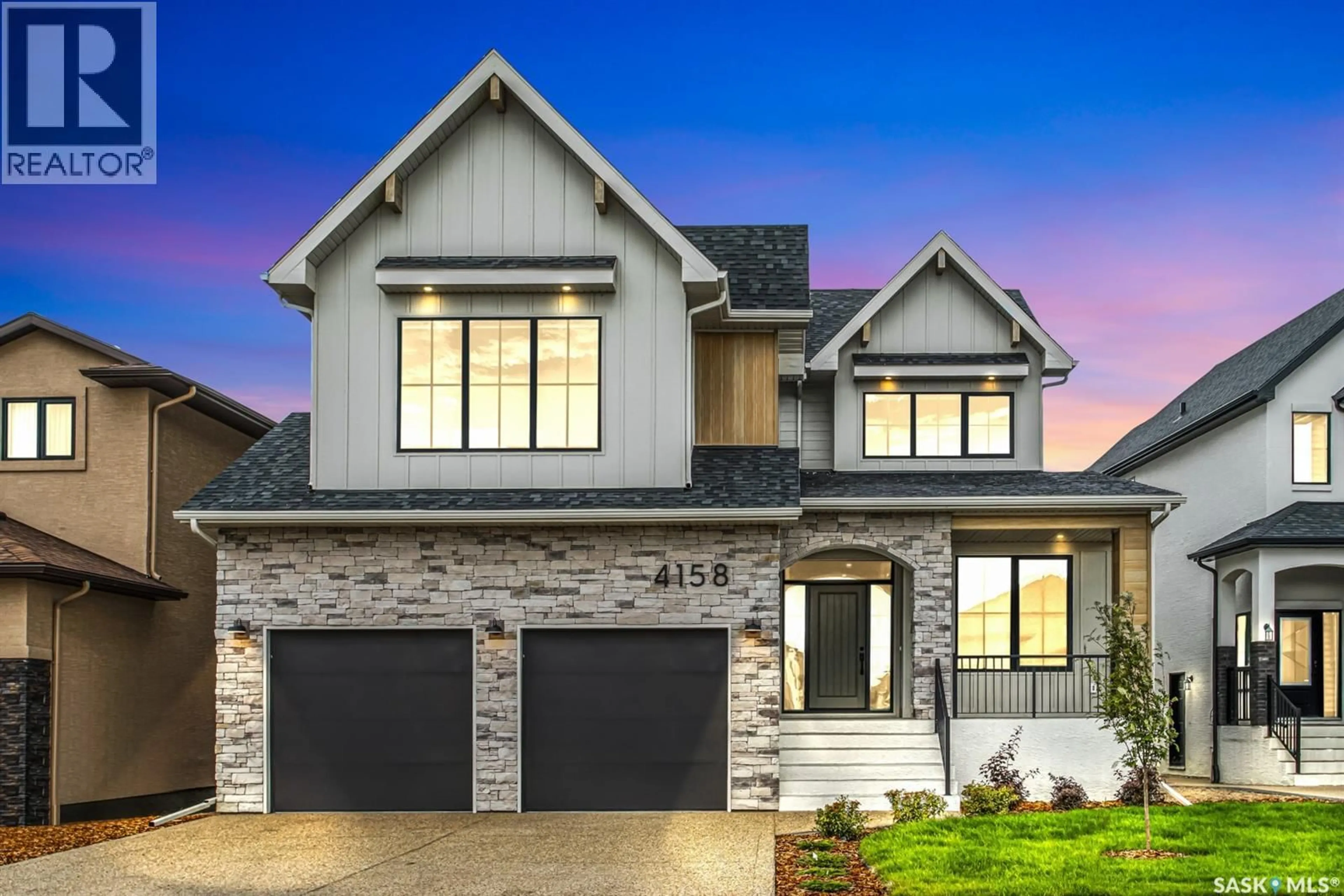 Home with brick exterior material, street for 4158 FIELDSTONE WAY, Regina Saskatchewan S4V3V3