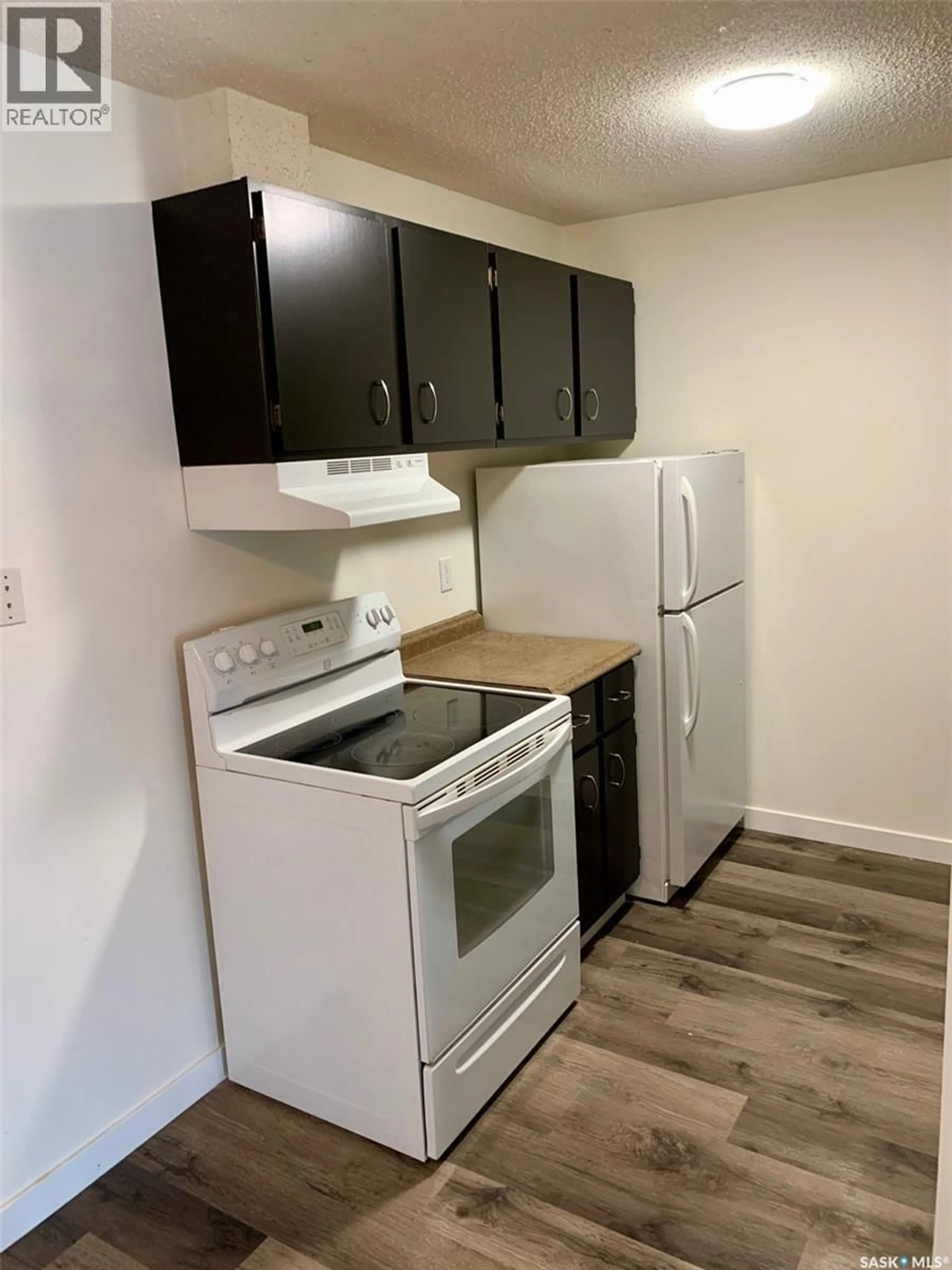 Standard kitchen, wood/laminate floor for 802D - 104 KINGSMERE BOULEVARD, Saskatoon Saskatchewan S7J4B7