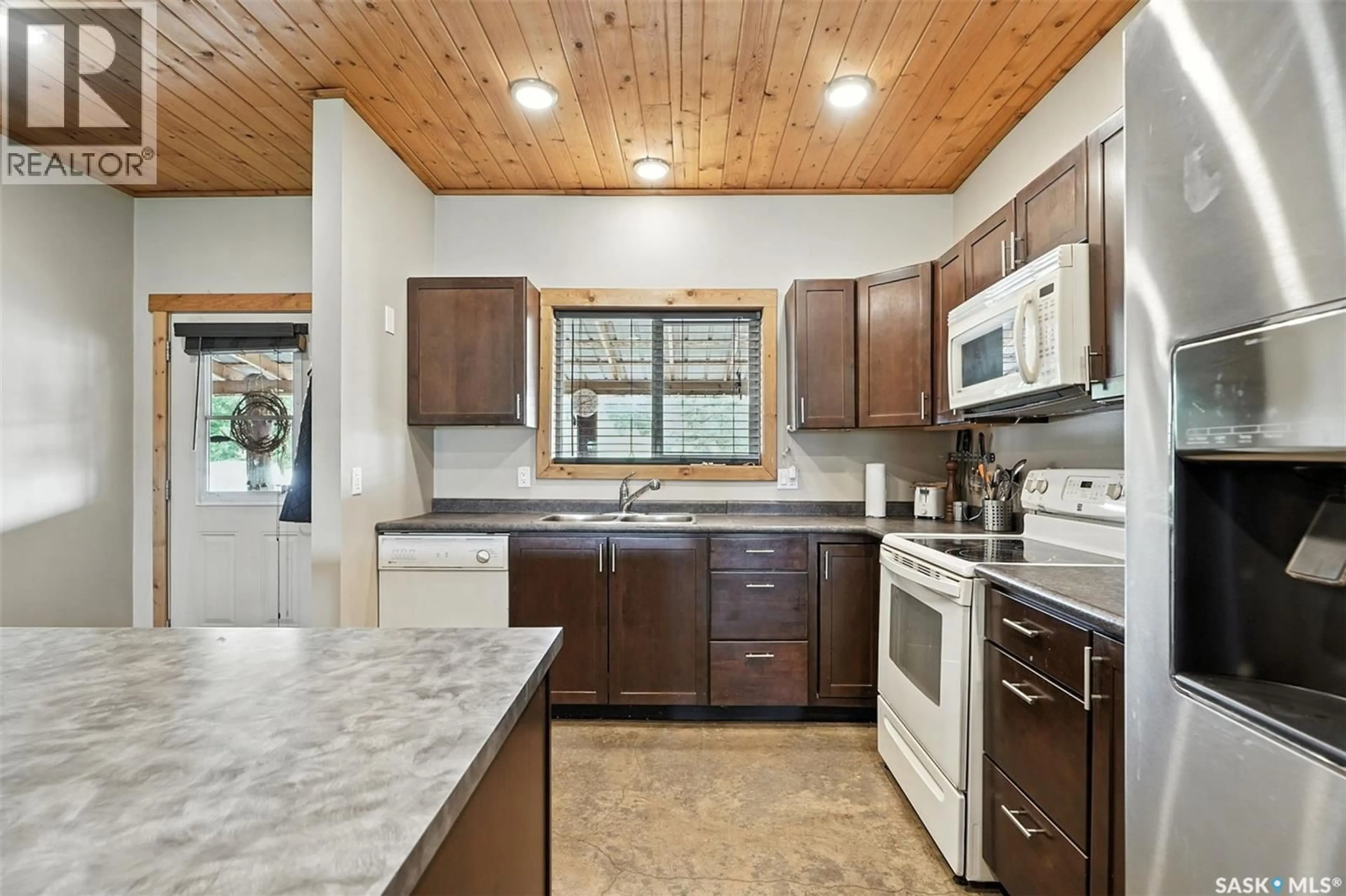 Open concept kitchen, ceramic/tile floor for HANSEN ACREAGE, Canwood Rm No. 494 Saskatchewan S0J0K0