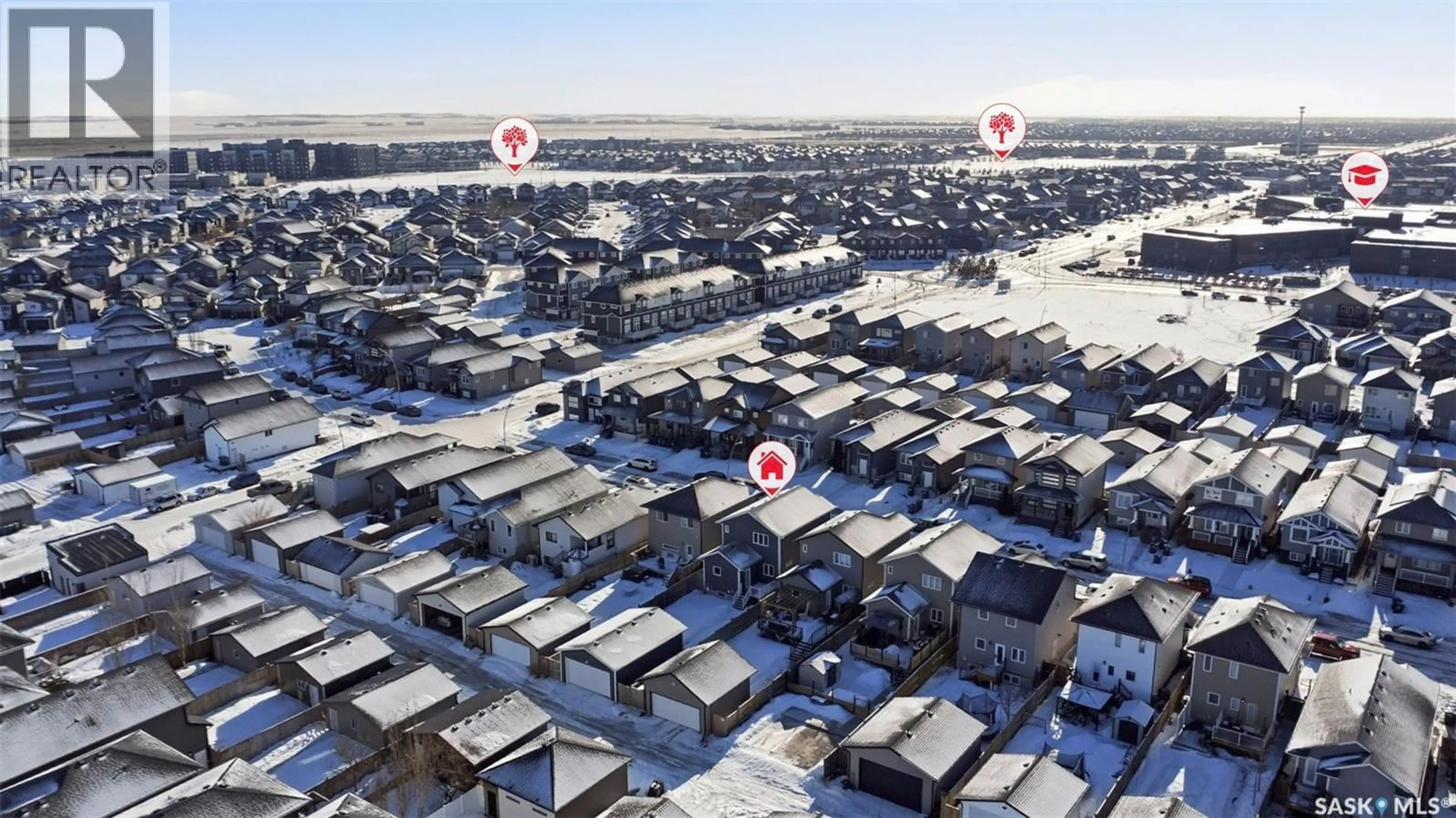 A pic from outside/outdoor area/front of a property/back of a property/a pic from drone, street for 462 KLOPPENBURG STREET, Saskatoon Saskatchewan S7W0N7