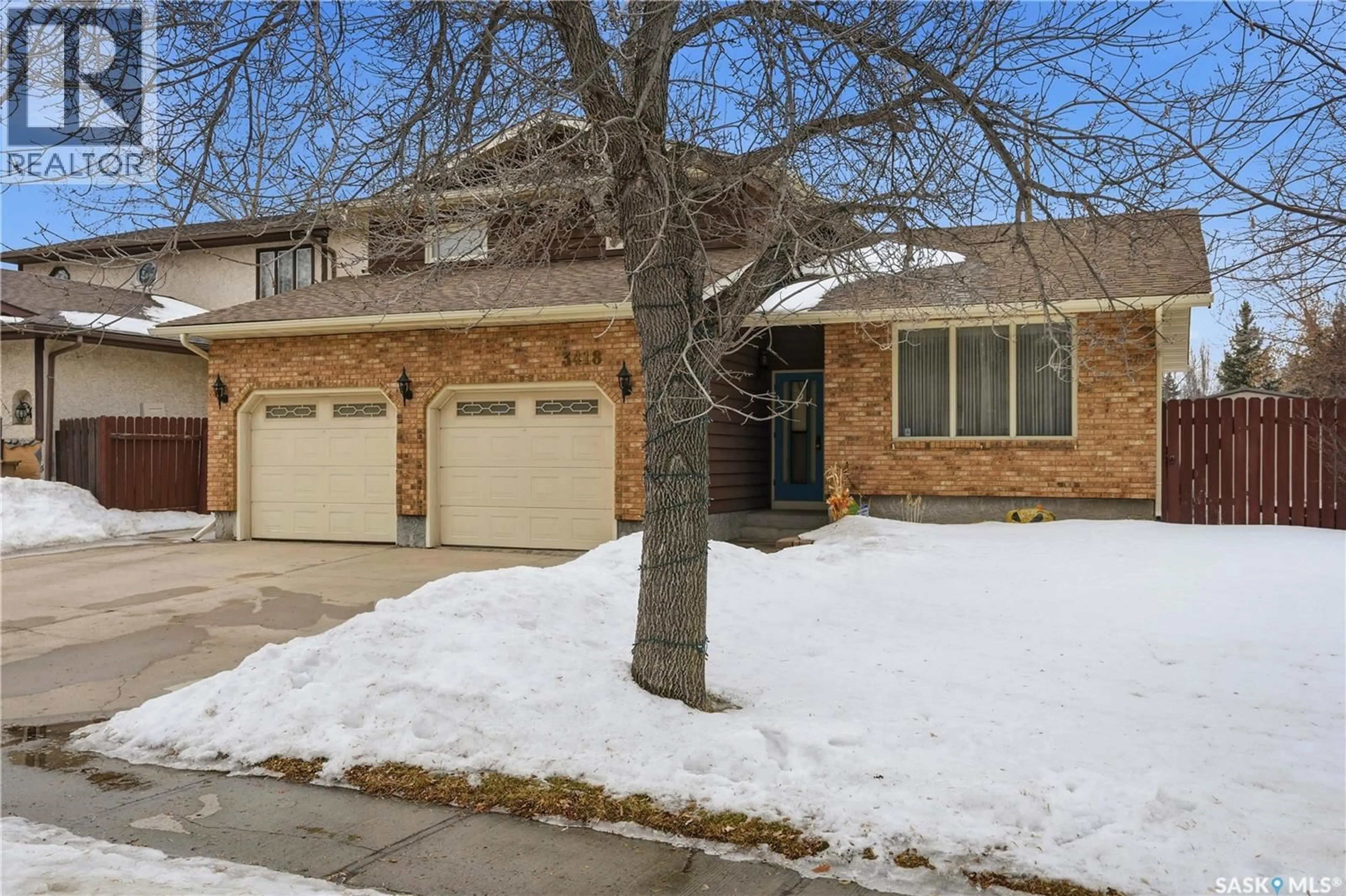 Home with brick exterior material, street for 3418 KEOHAN CRESCENT, Regina Saskatchewan S4V1J5