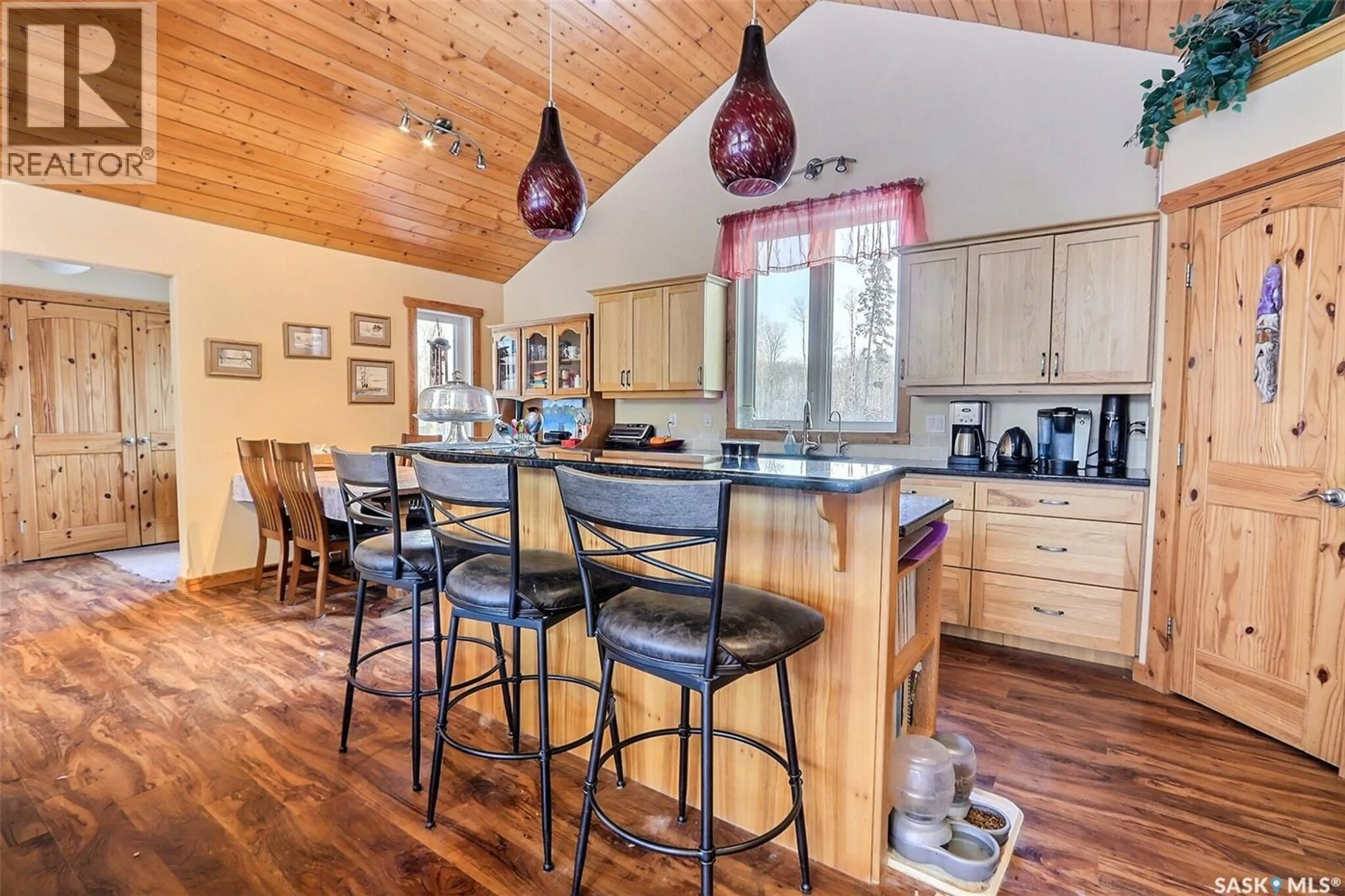 Open concept kitchen, wood/laminate floor for 960 BOUNDARY ROAD, Lakeland Rm No. 521 Saskatchewan S0J0N0