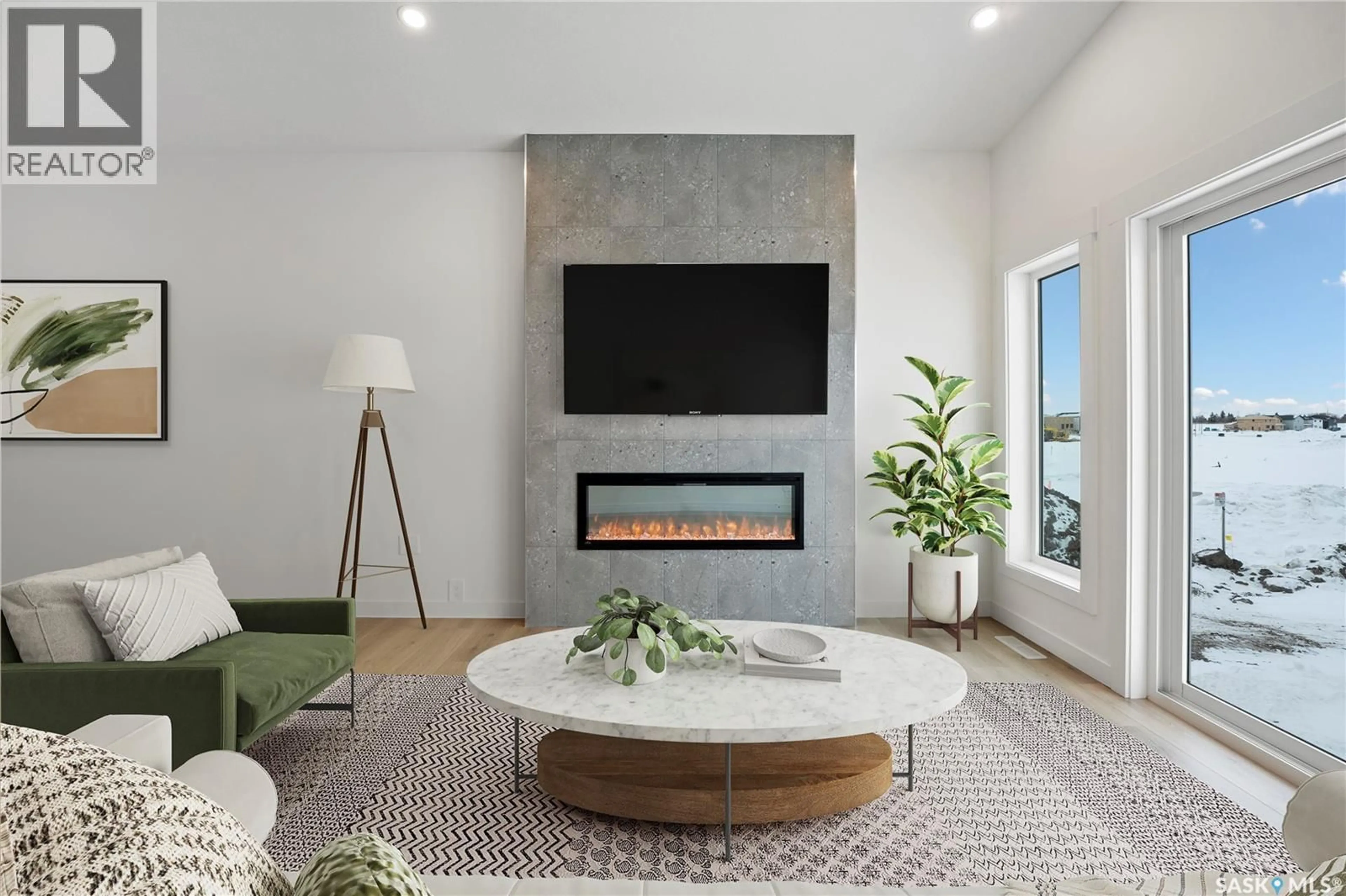 Living room with furniture, unknown for 238 DORAN WAY, Saskatoon Saskatchewan S0K2T0