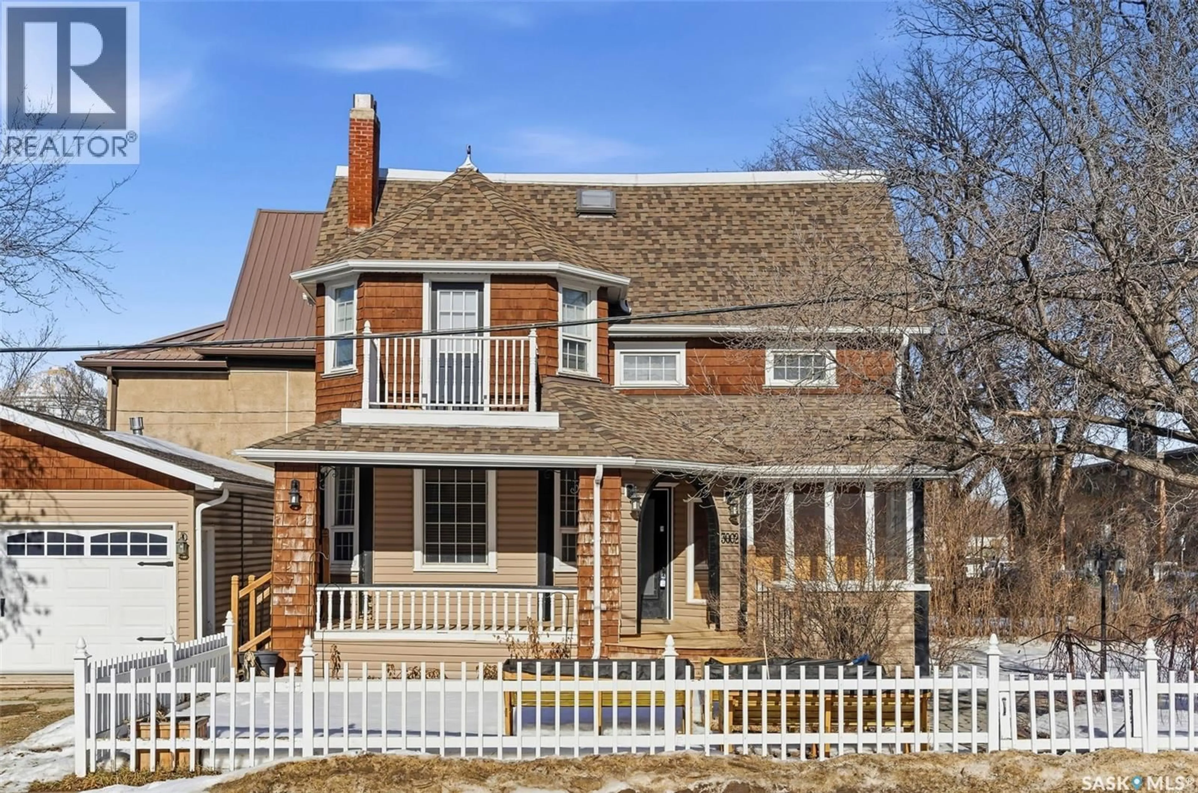 Home with brick exterior material, street for 3002 14TH AVENUE, Regina Saskatchewan S4T1R7