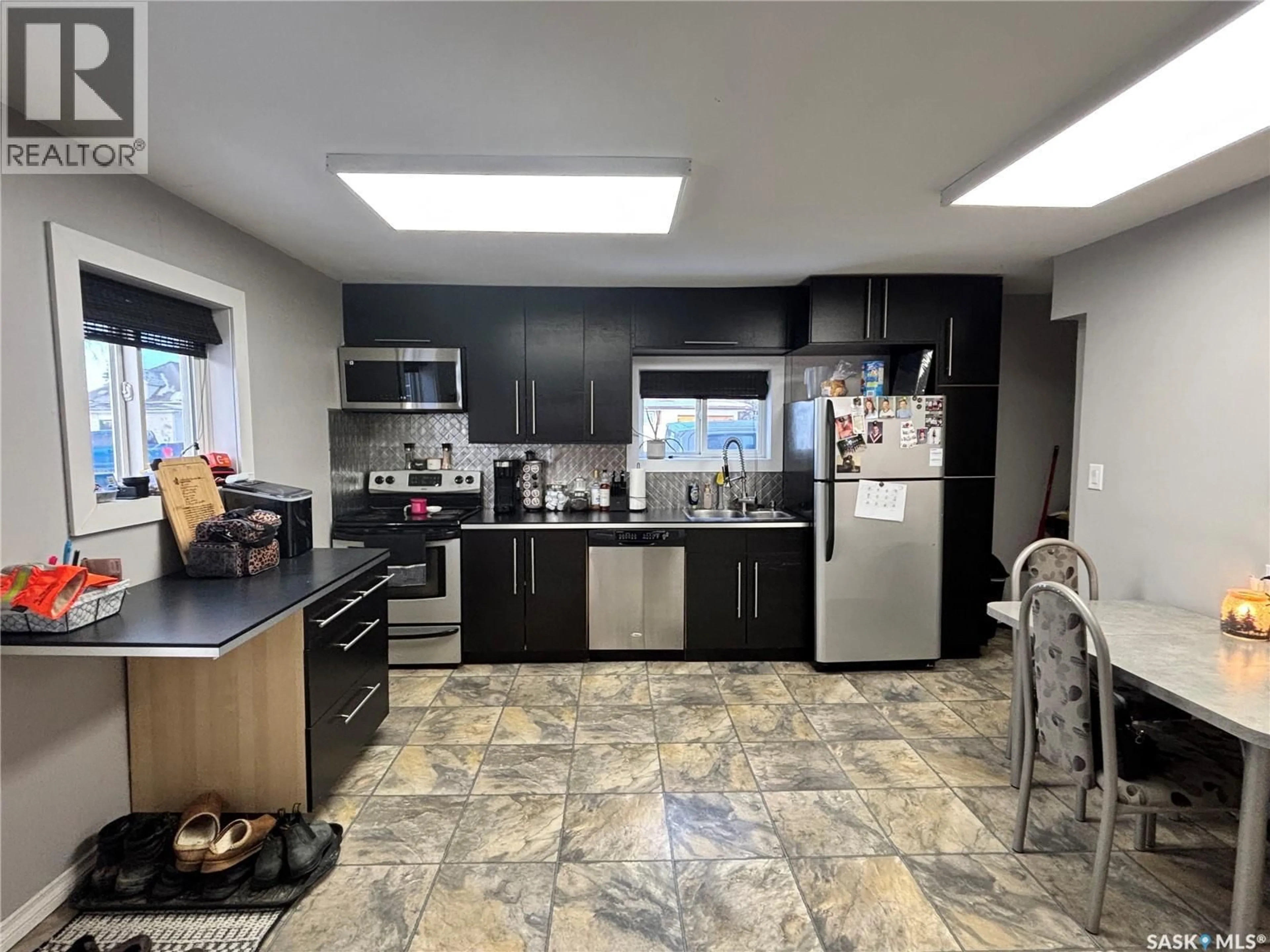 Open concept kitchen, ceramic/tile floor for 613 KIRBY STREET, Bruno Saskatchewan S0K0S0