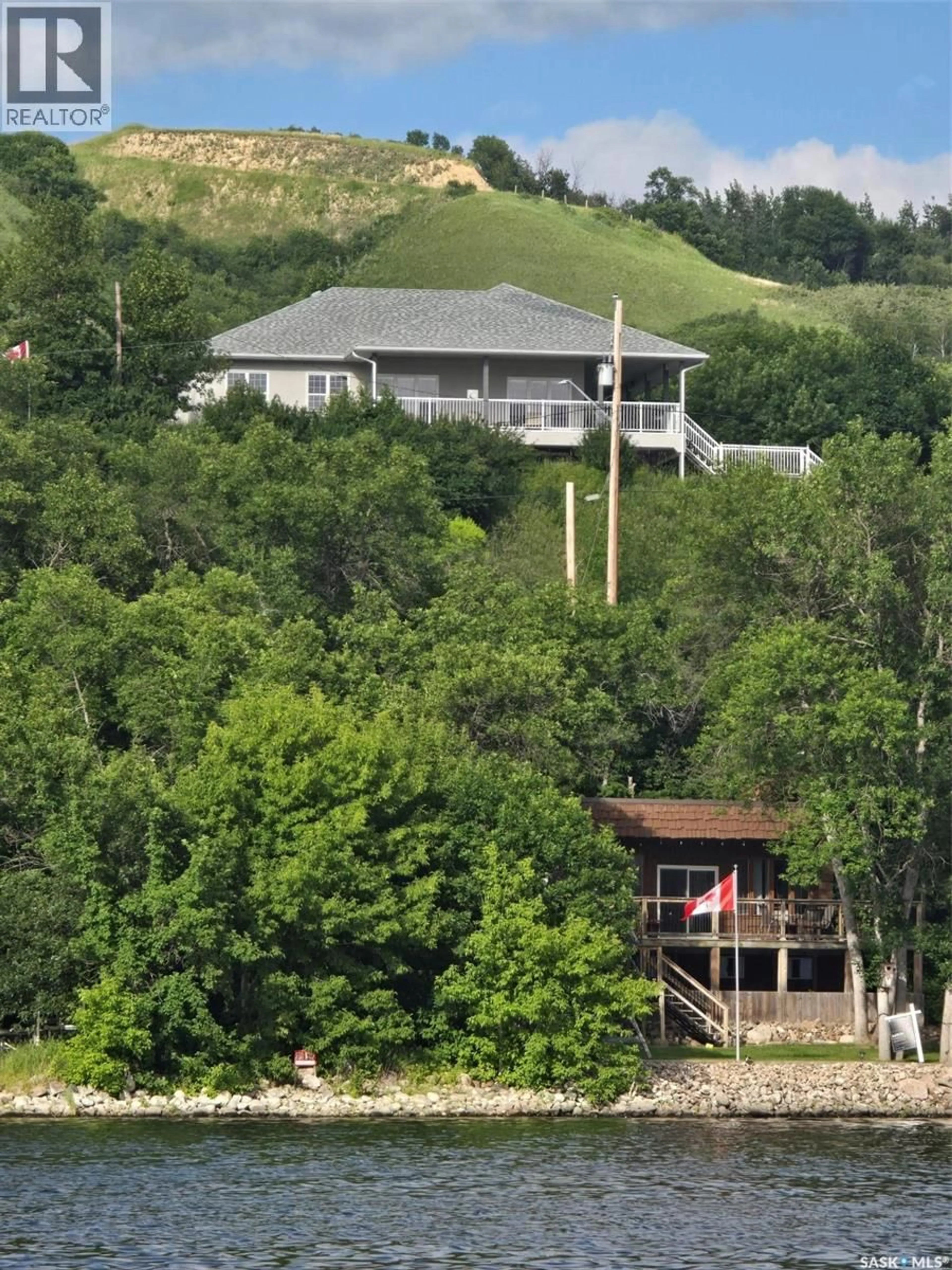 A pic from outside/outdoor area/front of a property/back of a property/a pic from drone, mountain view for 207 CRIDDLE AVENUE, Crooked Lake Saskatchewan S0G2B0