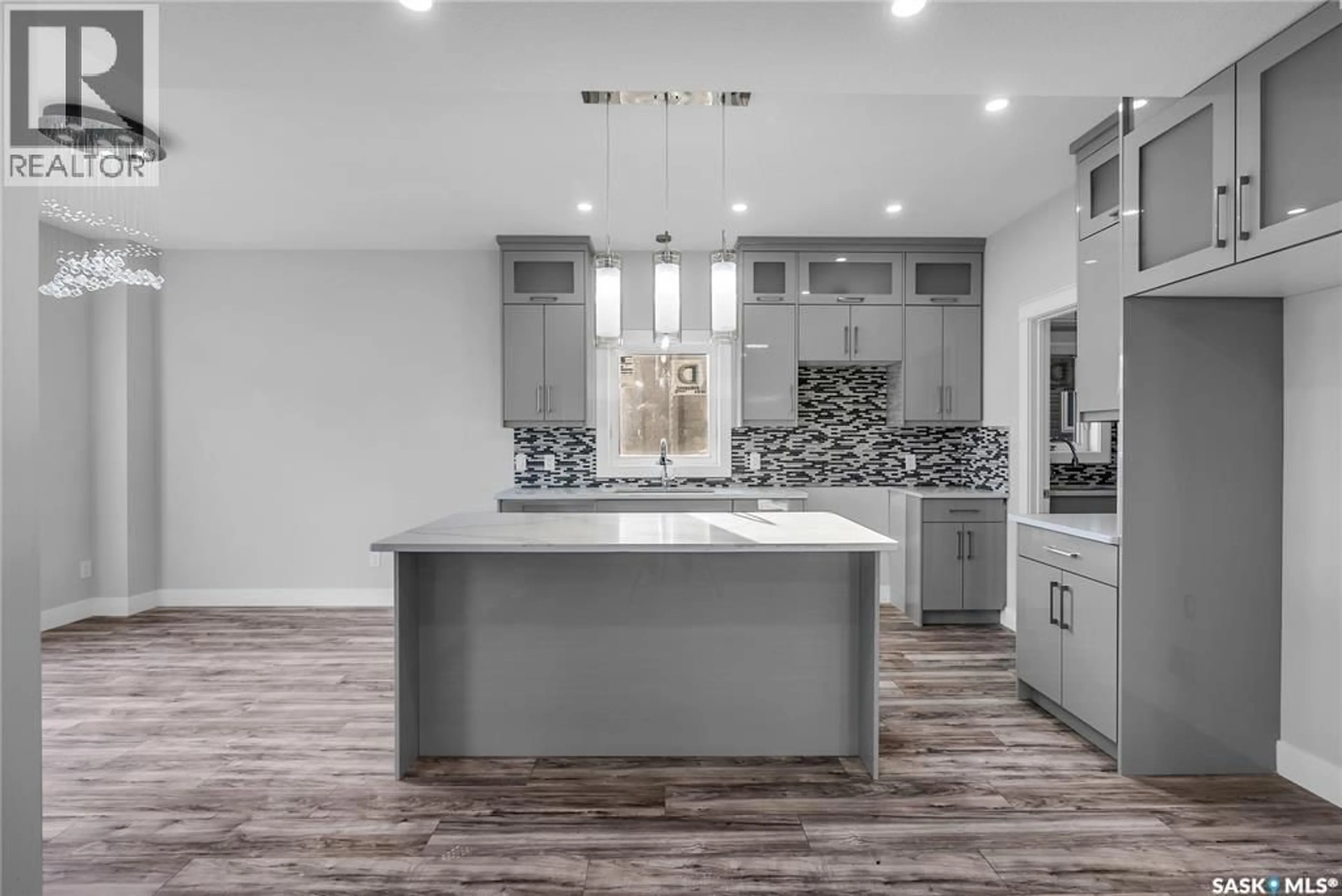 Contemporary kitchen, ceramic/tile floor for 146 SHARMA LANE, Saskatoon Saskatchewan S7W1L1