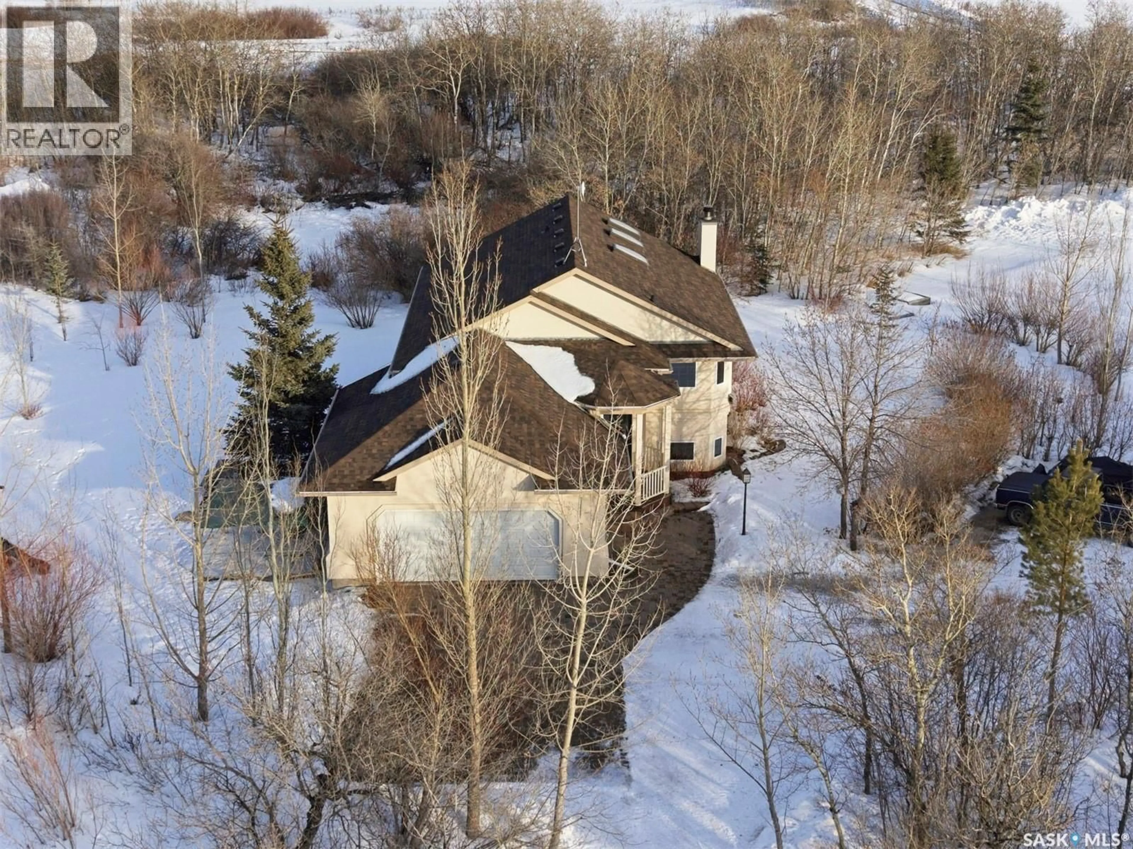 A pic from outside/outdoor area/front of a property/back of a property/a pic from drone, unknown for B & A ACREAGE, Aberdeen Rm No. 373 Saskatchewan S0K0A0