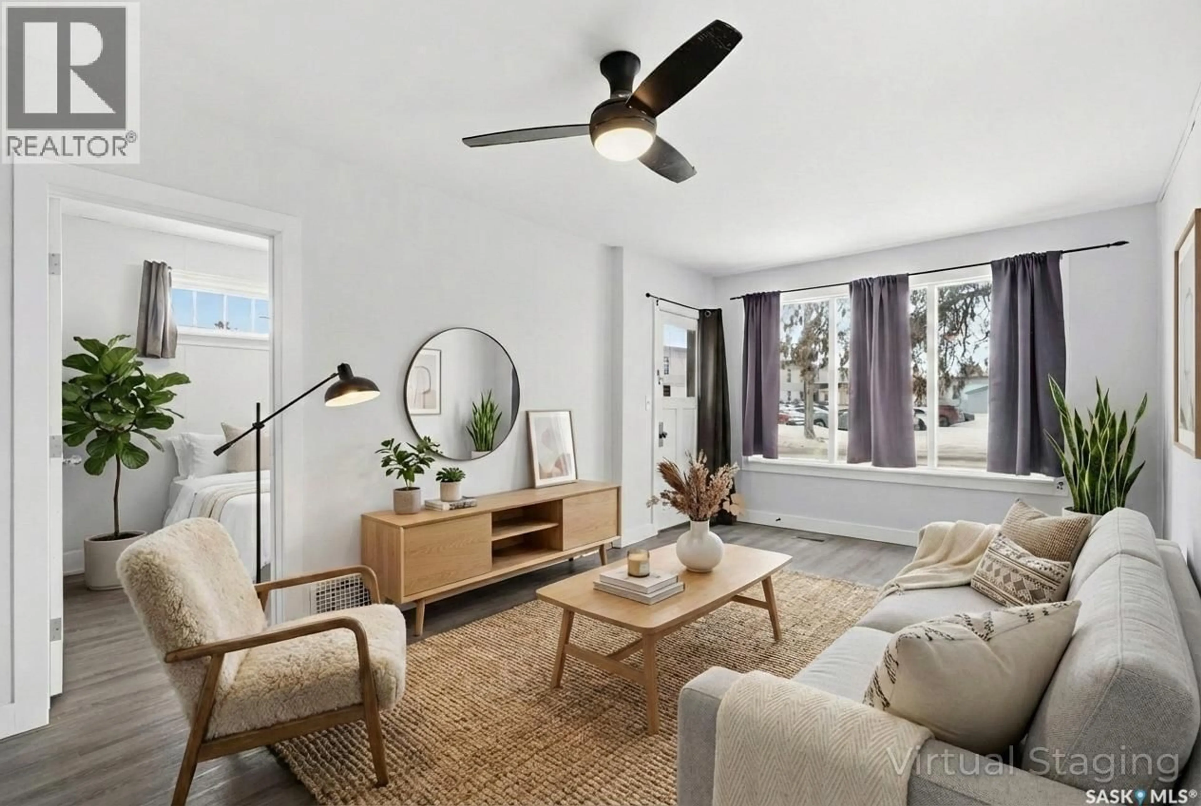 Living room with furniture, unknown for 450 RIVER STREET, Prince Albert Saskatchewan S6V1G8