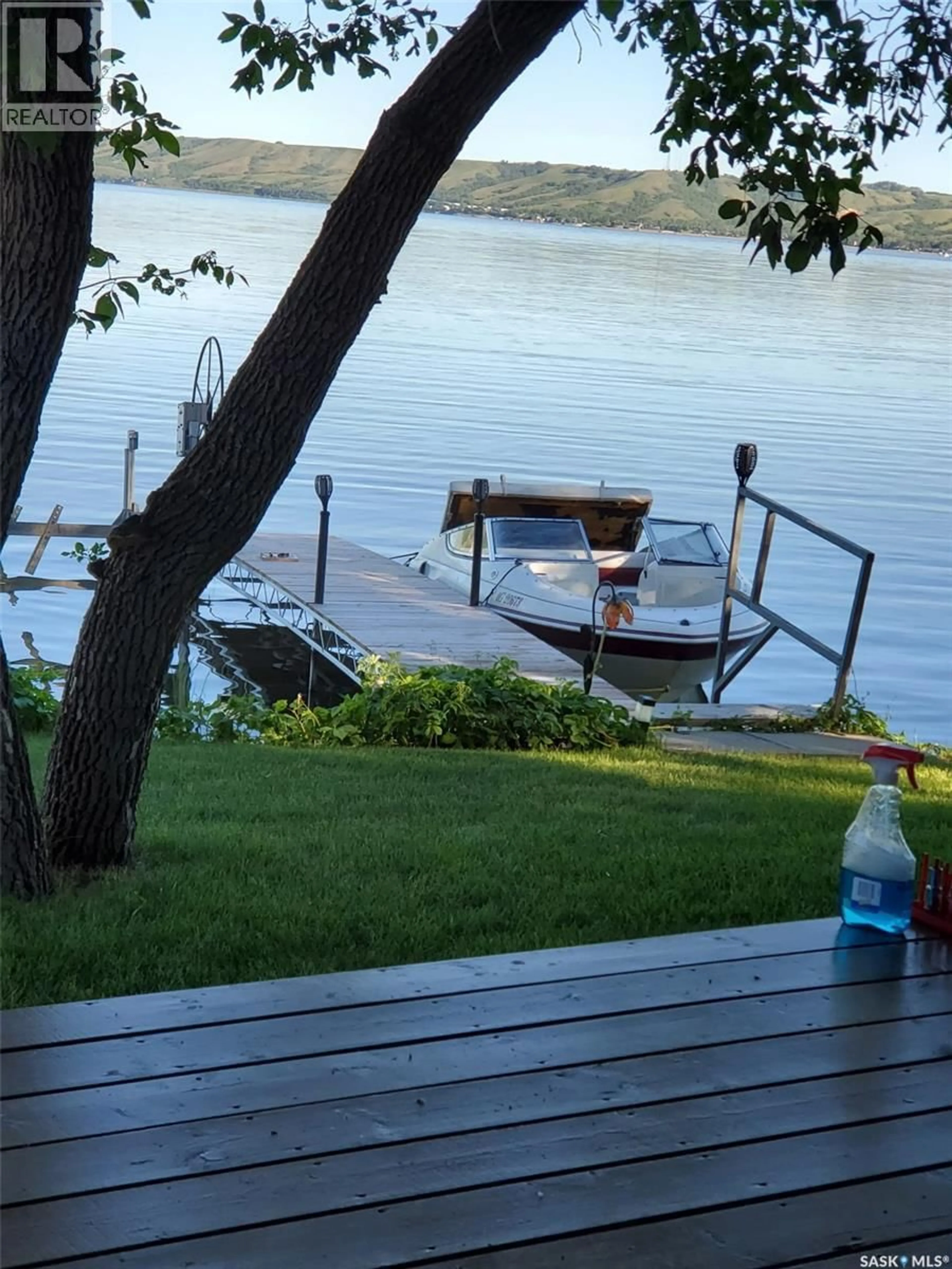 Patio, water/lake/river/ocean view for 122 1ST STREET, Crooked Lake Saskatchewan S0G2B0