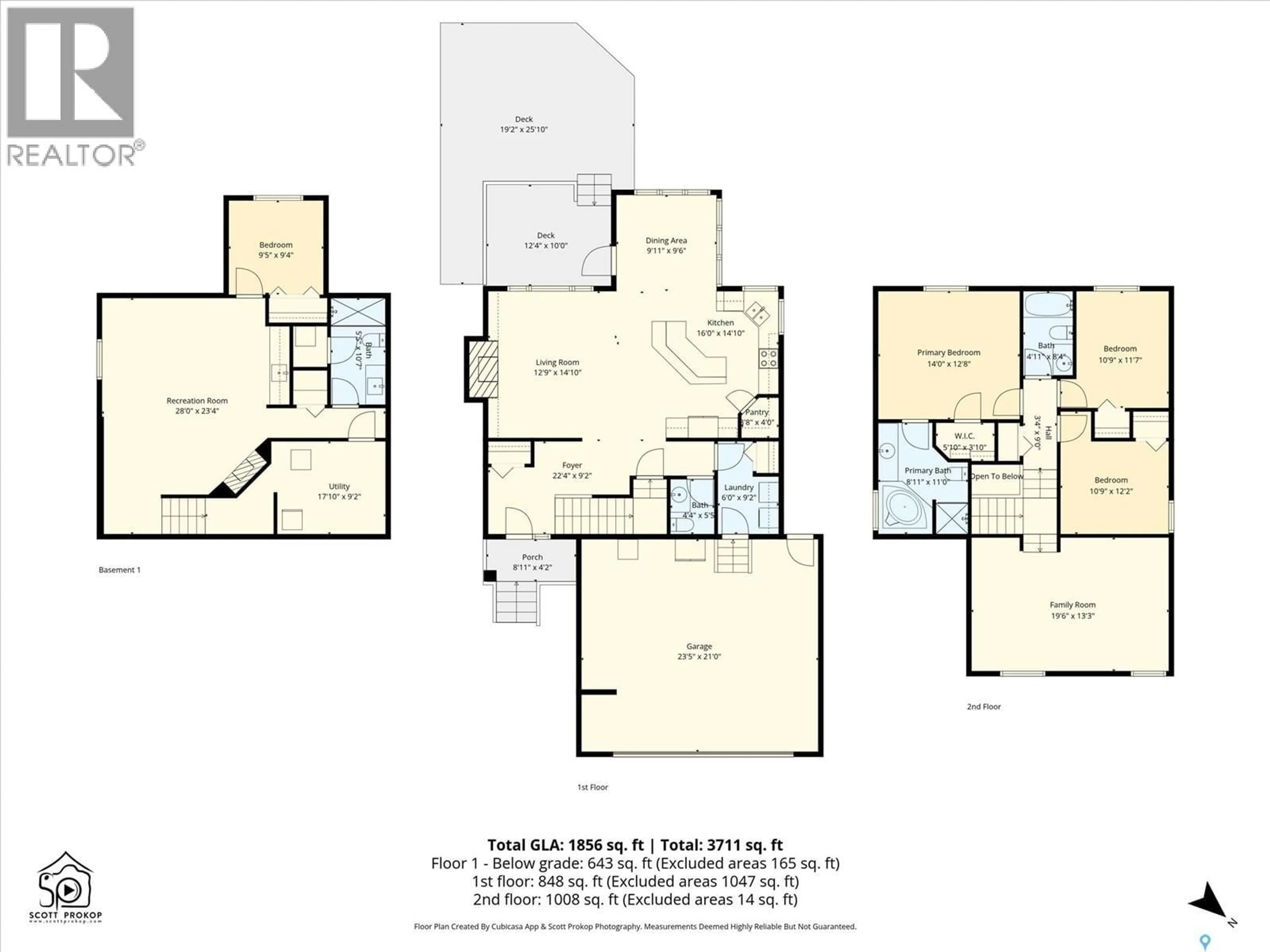 Floor plan for 1015 MUZYKA ROAD, Saskatoon Saskatchewan S7W0E7