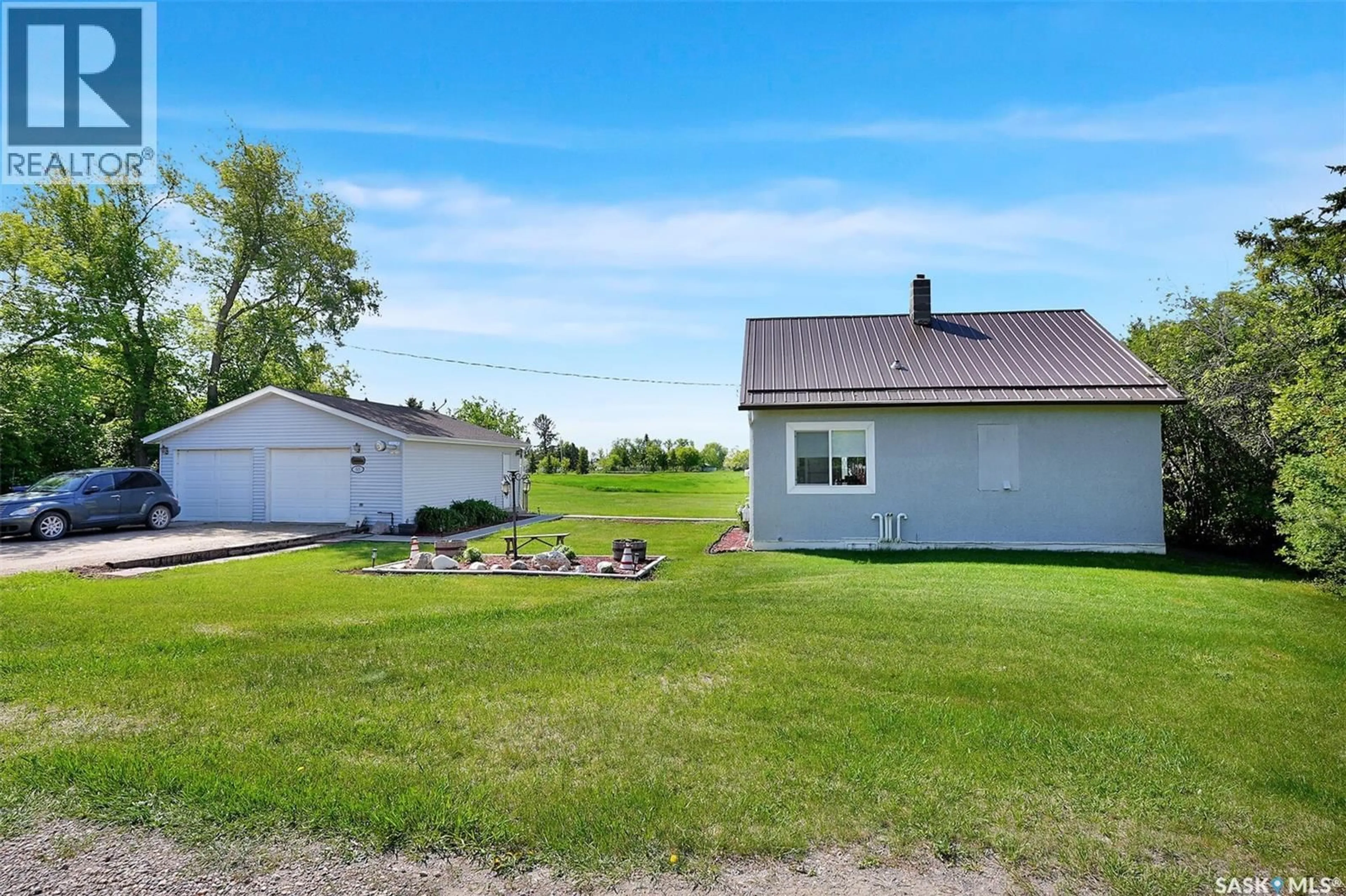 A pic from outside/outdoor area/front of a property/back of a property/a pic from drone, water/lake/river/ocean view for 503 QU'APPELLE AVENUE, Earl Grey Saskatchewan S0G1J0