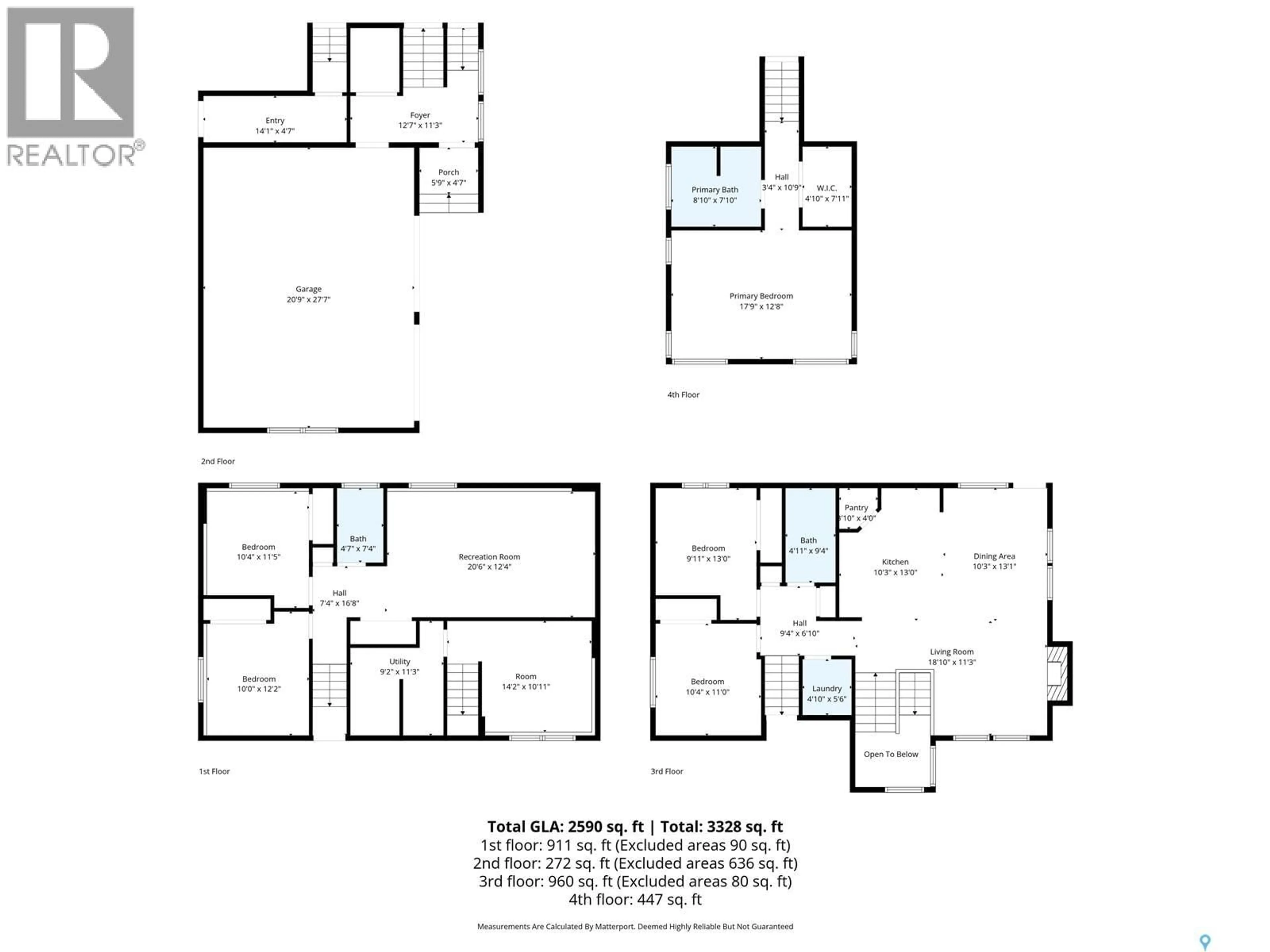 Floor plan for 322 OLSON LANE, Saskatoon Saskatchewan S7V0J7