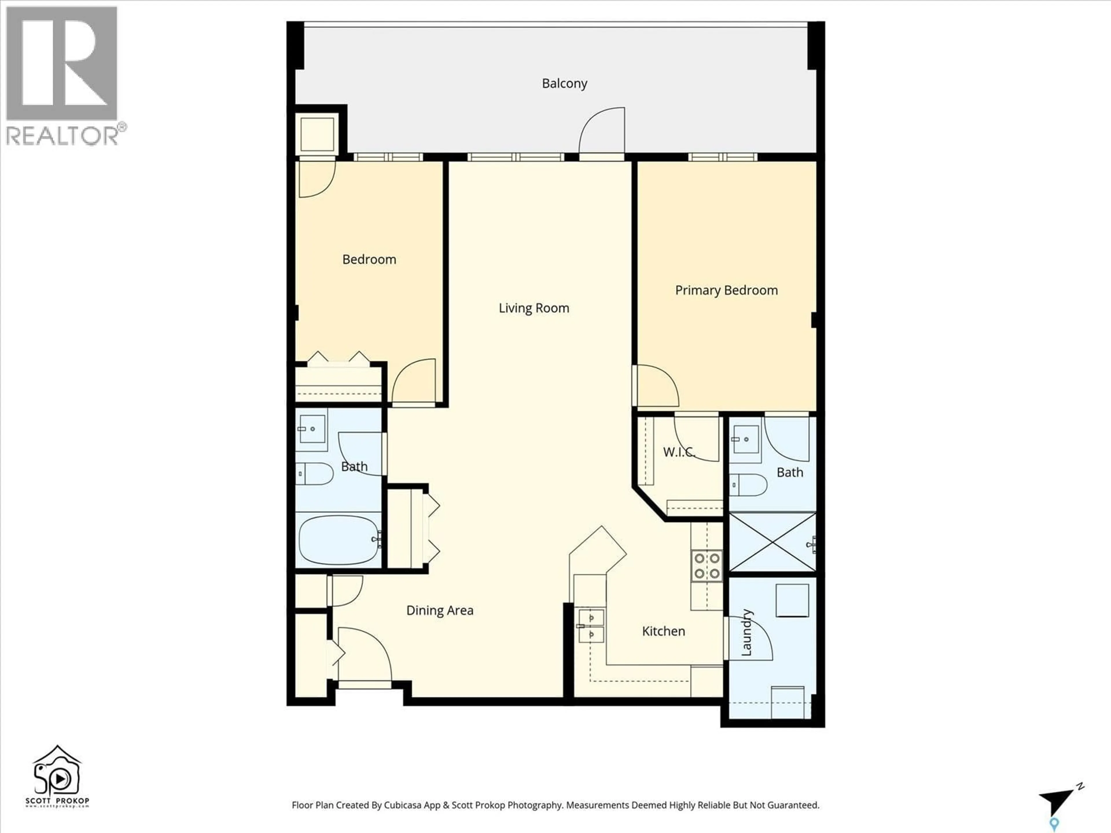 Floor plan for 305 - 2221 ADELAIDE STREET, Saskatoon Saskatchewan S7J5L9