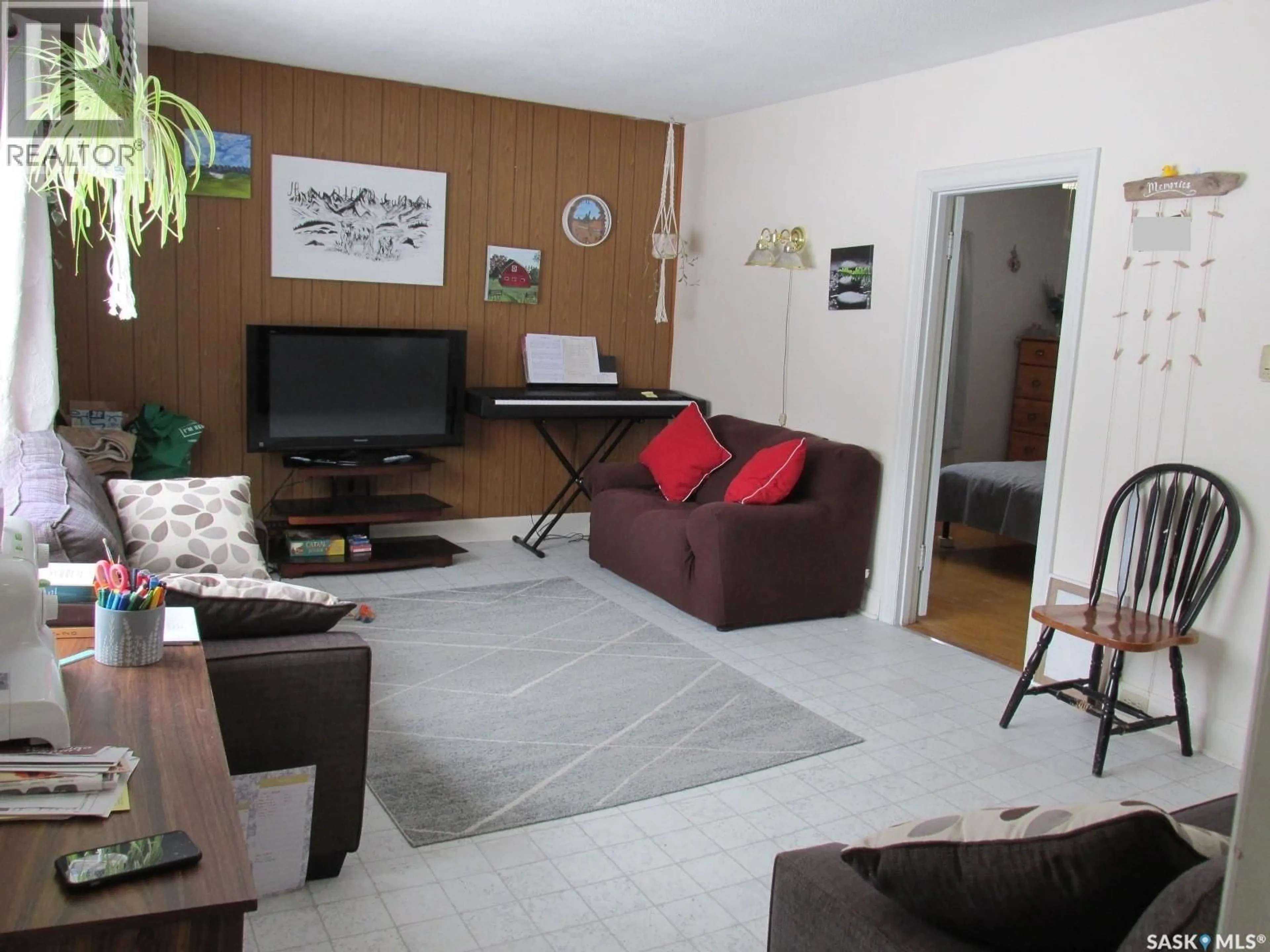 Living room with furniture, unknown for 413 1ST STREET, Nipawin Saskatchewan S0E1E0
