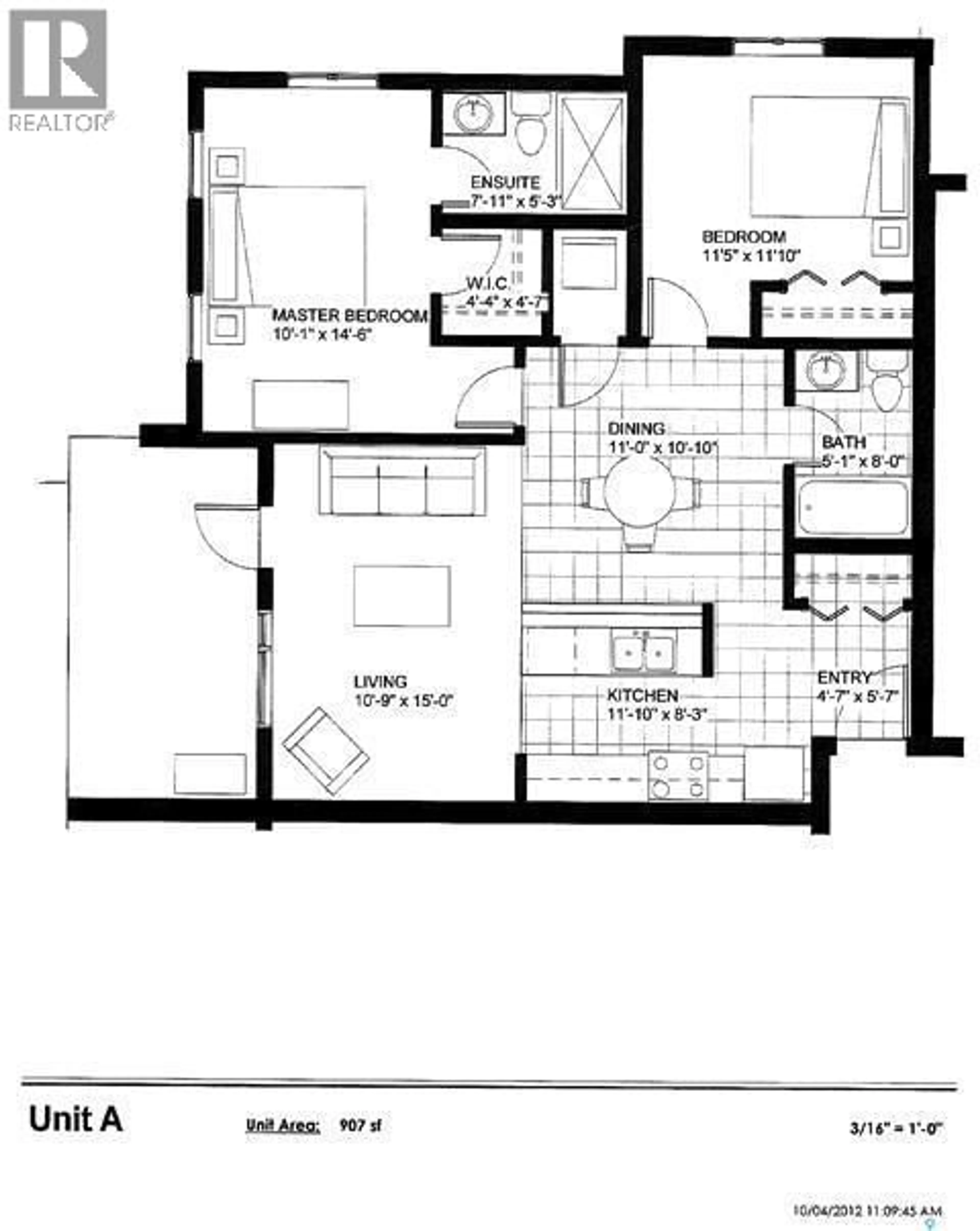Floor plan for NE - 202 820 5TH STREET, Weyburn Saskatchewan S4H2V2