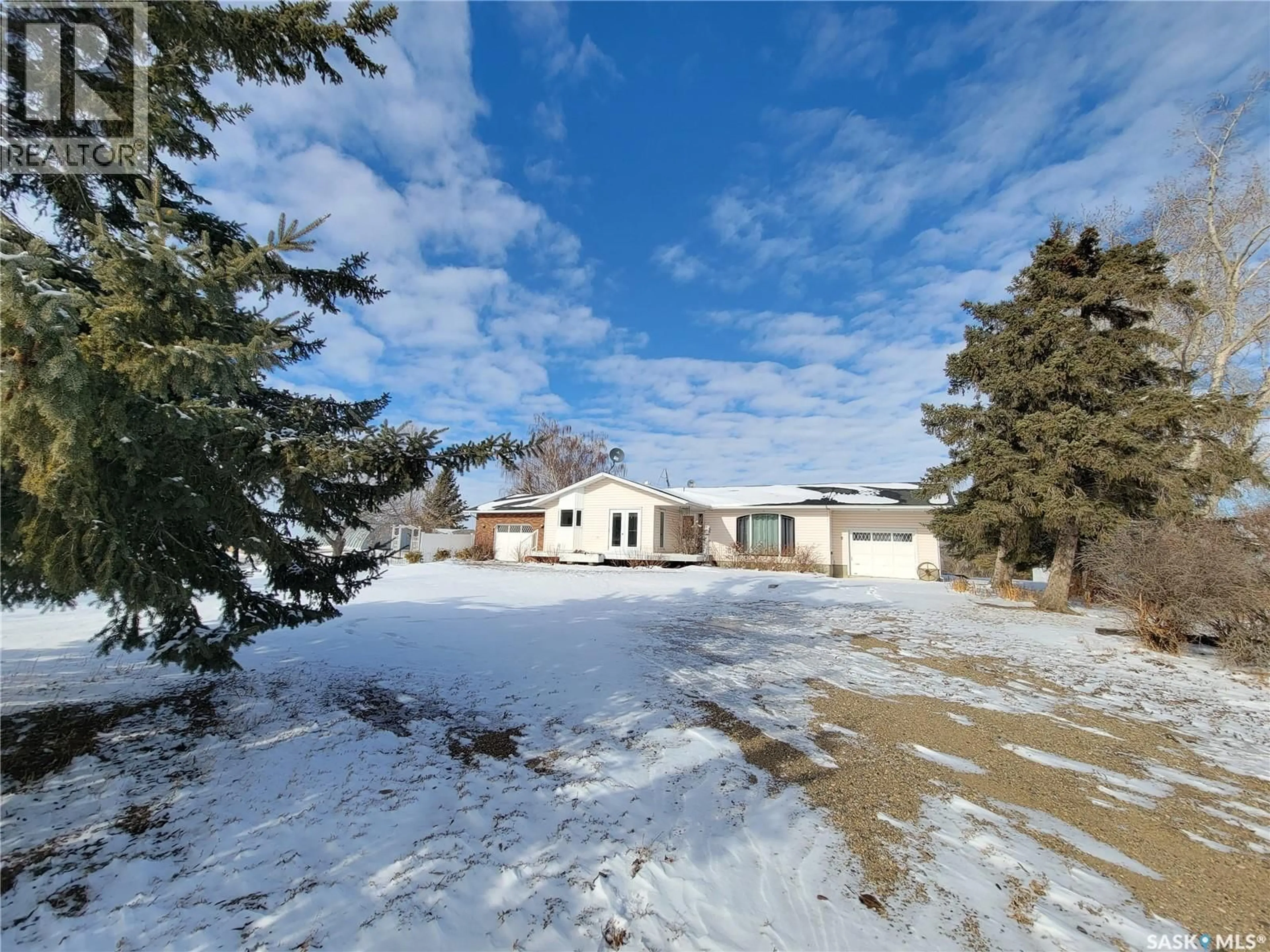 A pic from outside/outdoor area/front of a property/back of a property/a pic from drone, street for CARTER ACREAGE, Grass Lake Rm No. 381 Saskatchewan S0L2A0
