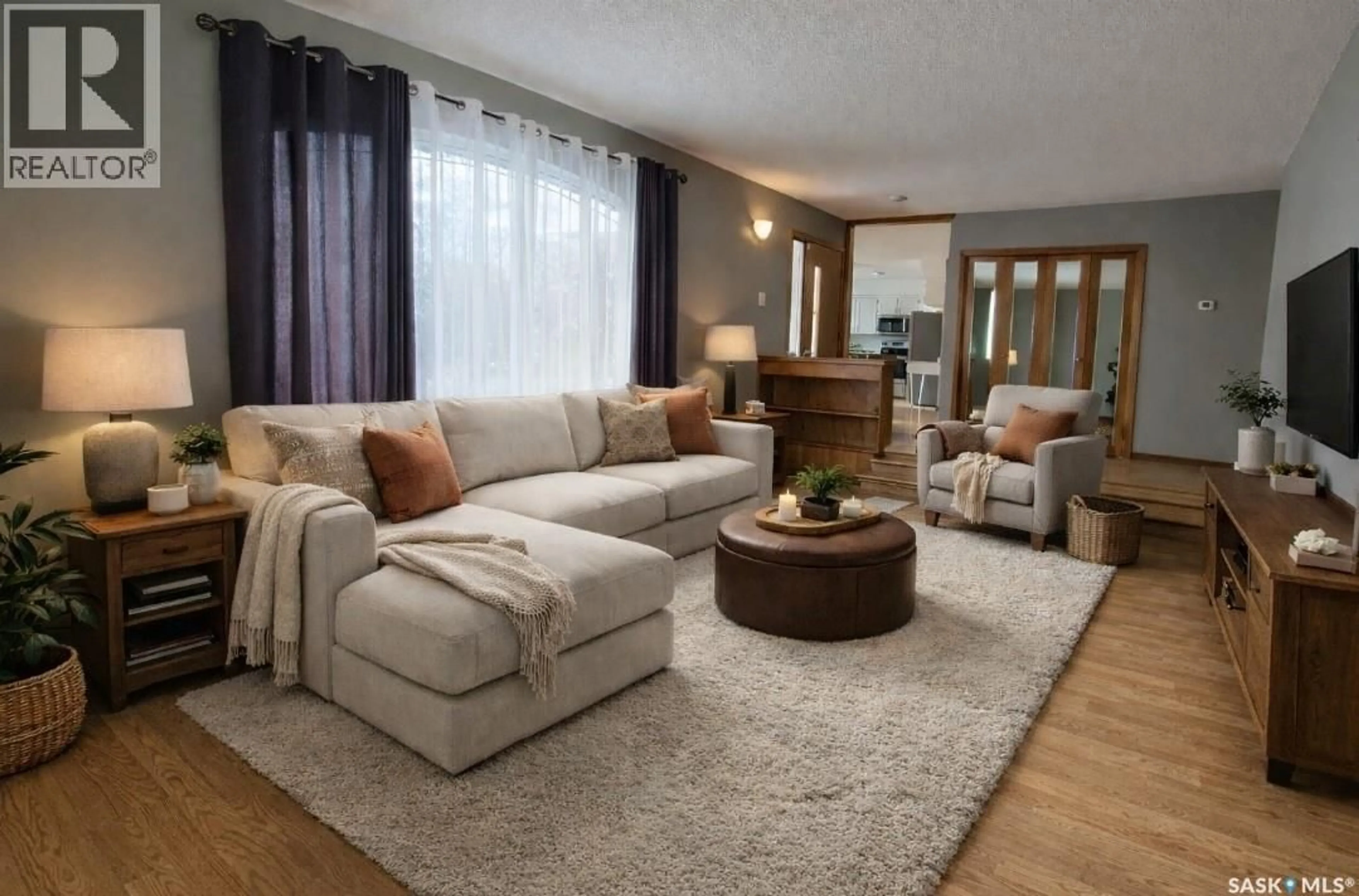 Living room with furniture, unknown for CARTER ACREAGE, Grass Lake Rm No. 381 Saskatchewan S0L2A0