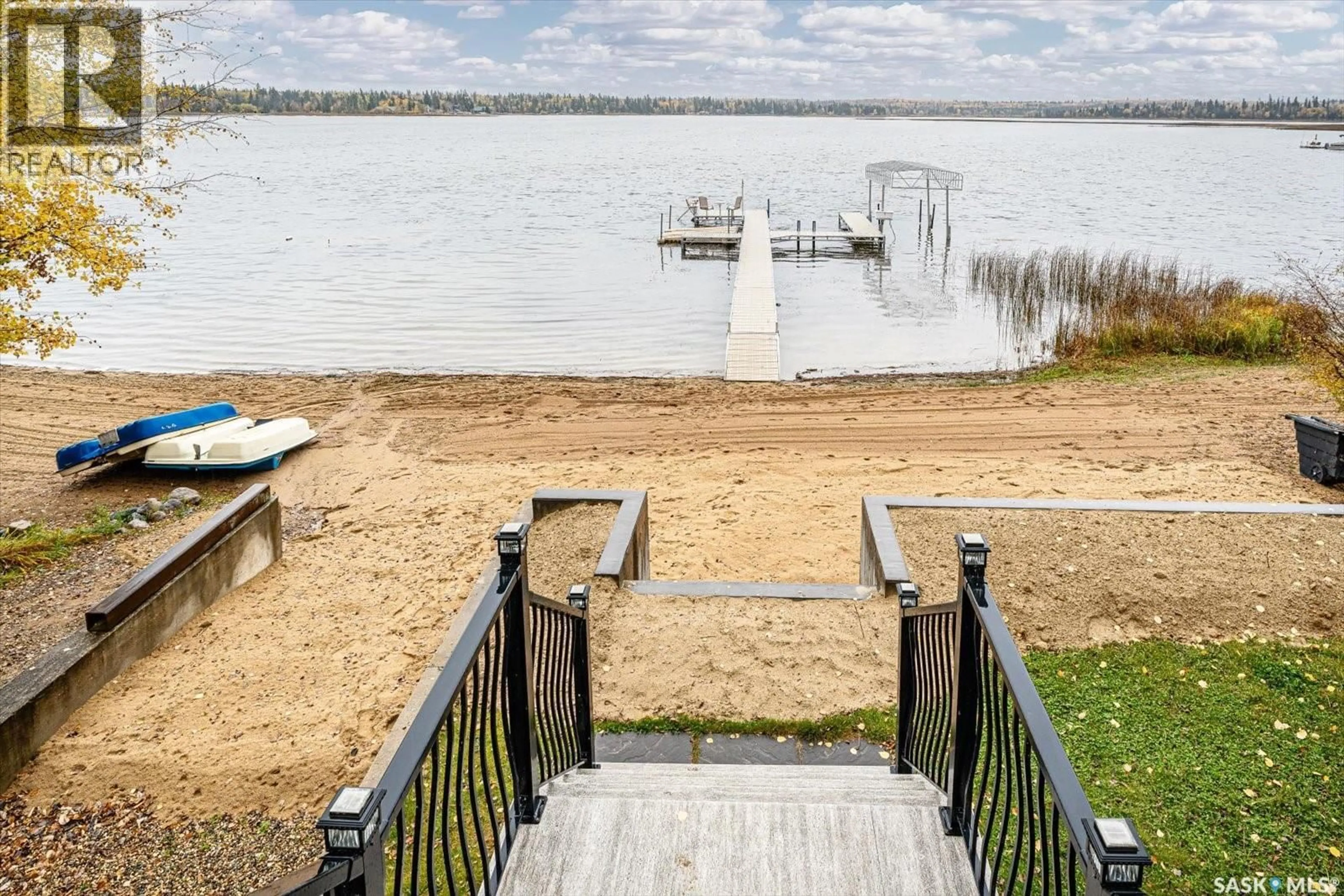 Patio, water/lake/river/ocean view for NEIS BEACH, Lakeland Rm No. 521 Saskatchewan S0J0N0