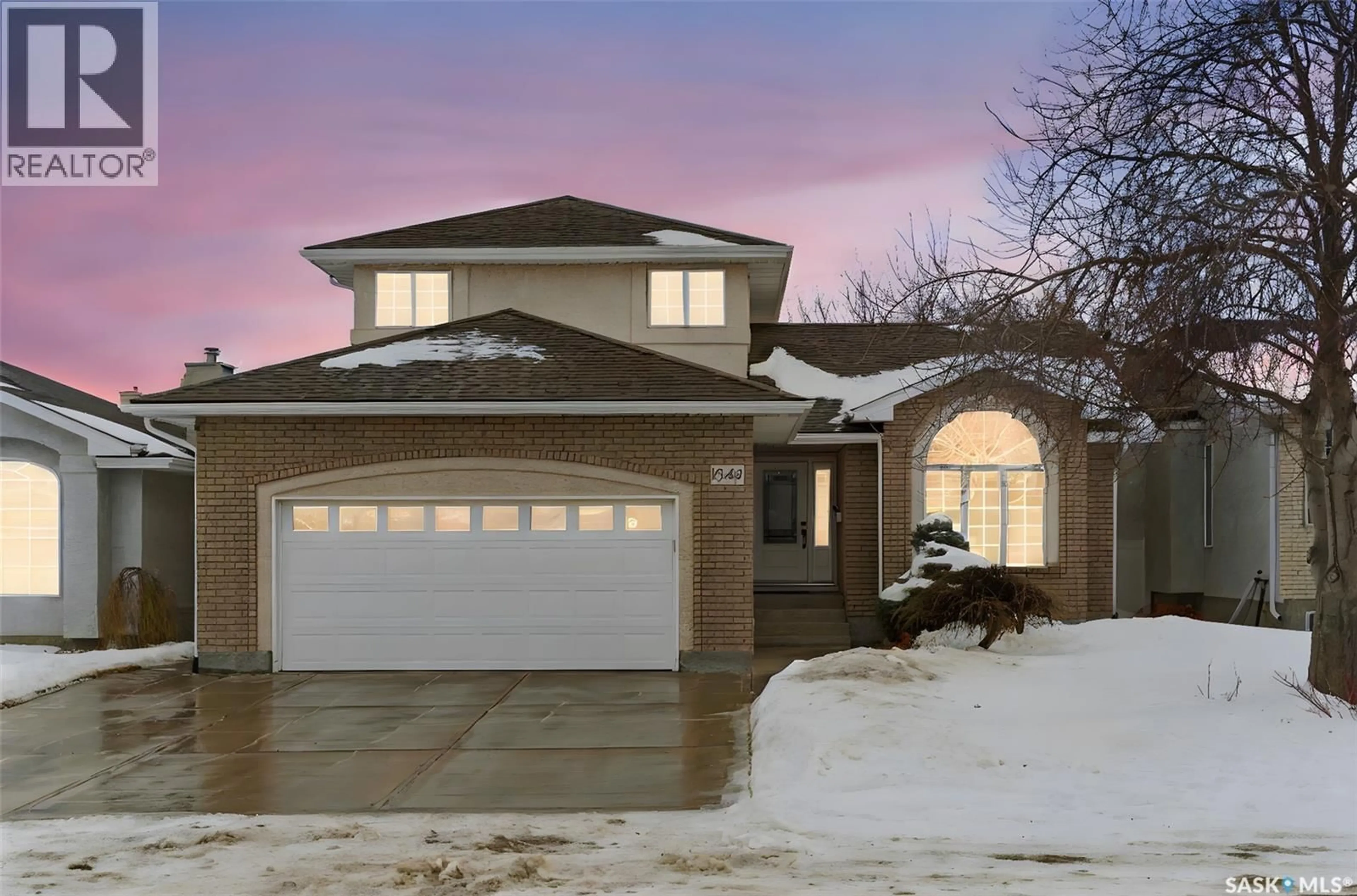 Home with brick exterior material, street for 1342 LAPCHUK CRESCENT, Regina Saskatchewan S4X4K6