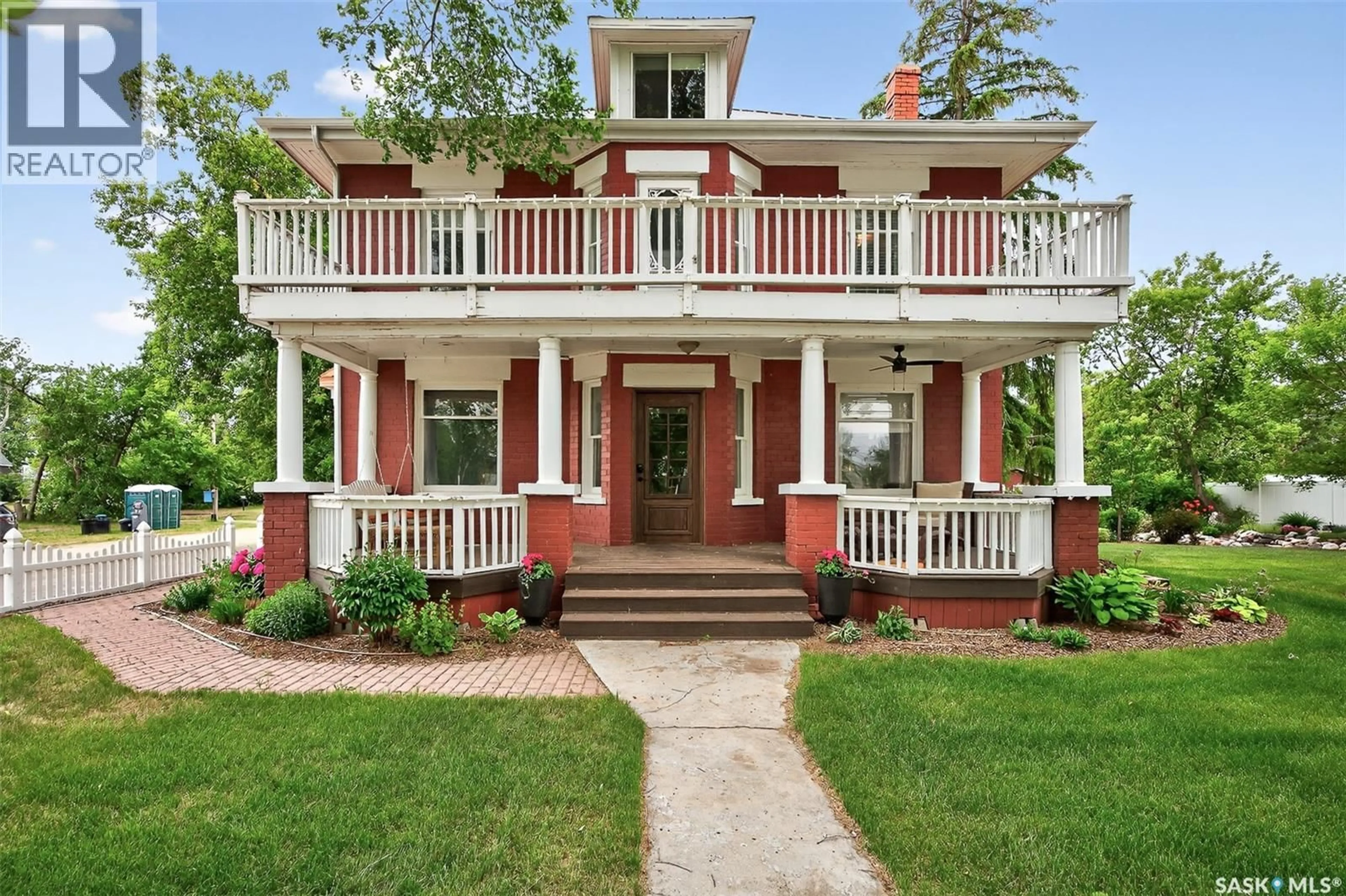 Home with brick exterior material, street for 204 ROSE STREET, Mortlach Saskatchewan S0H3E0