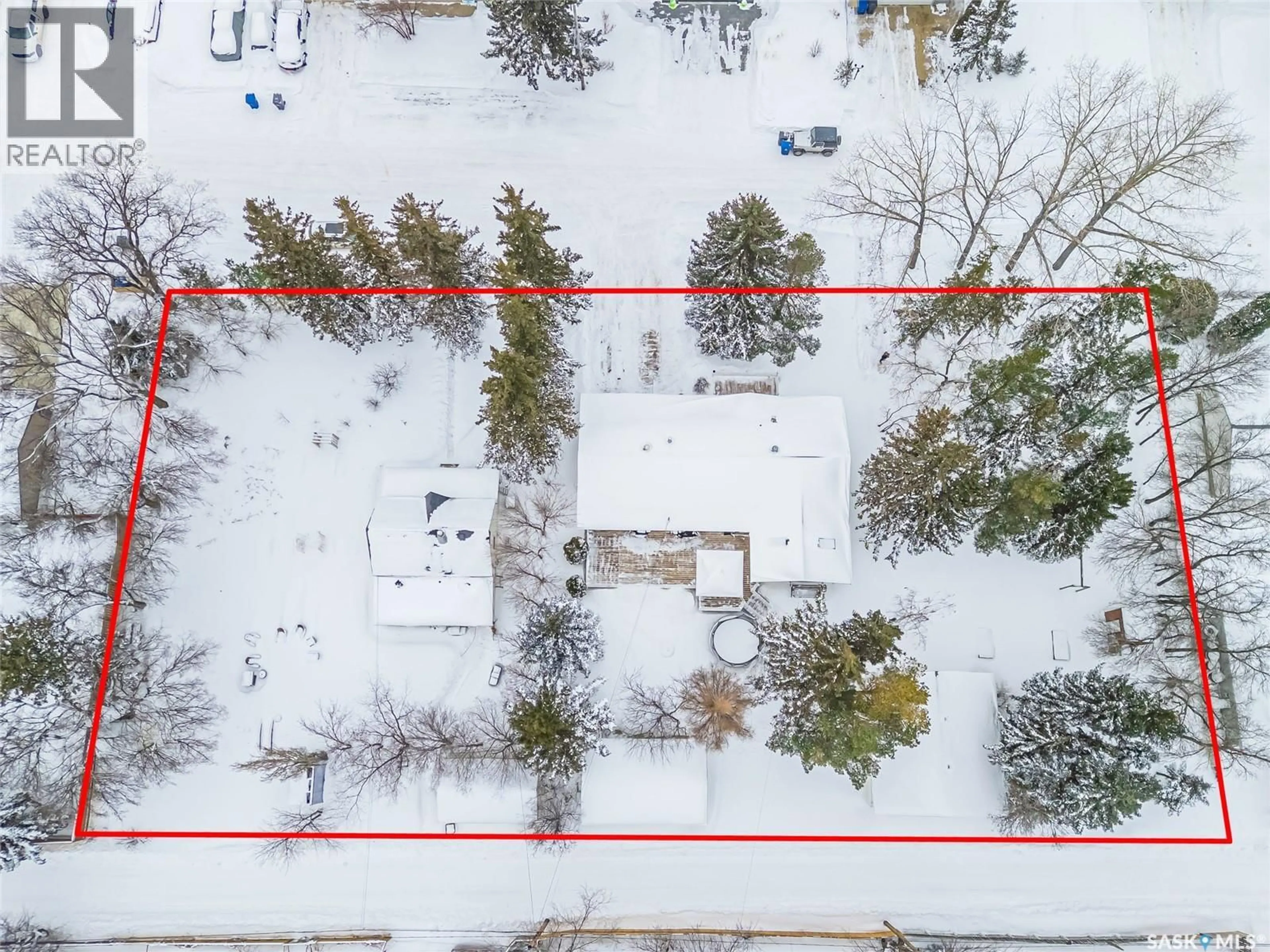 A pic from outside/outdoor area/front of a property/back of a property/a pic from drone, street for 111 NORMAN AVENUE, Aberdeen Saskatchewan S0K0A0