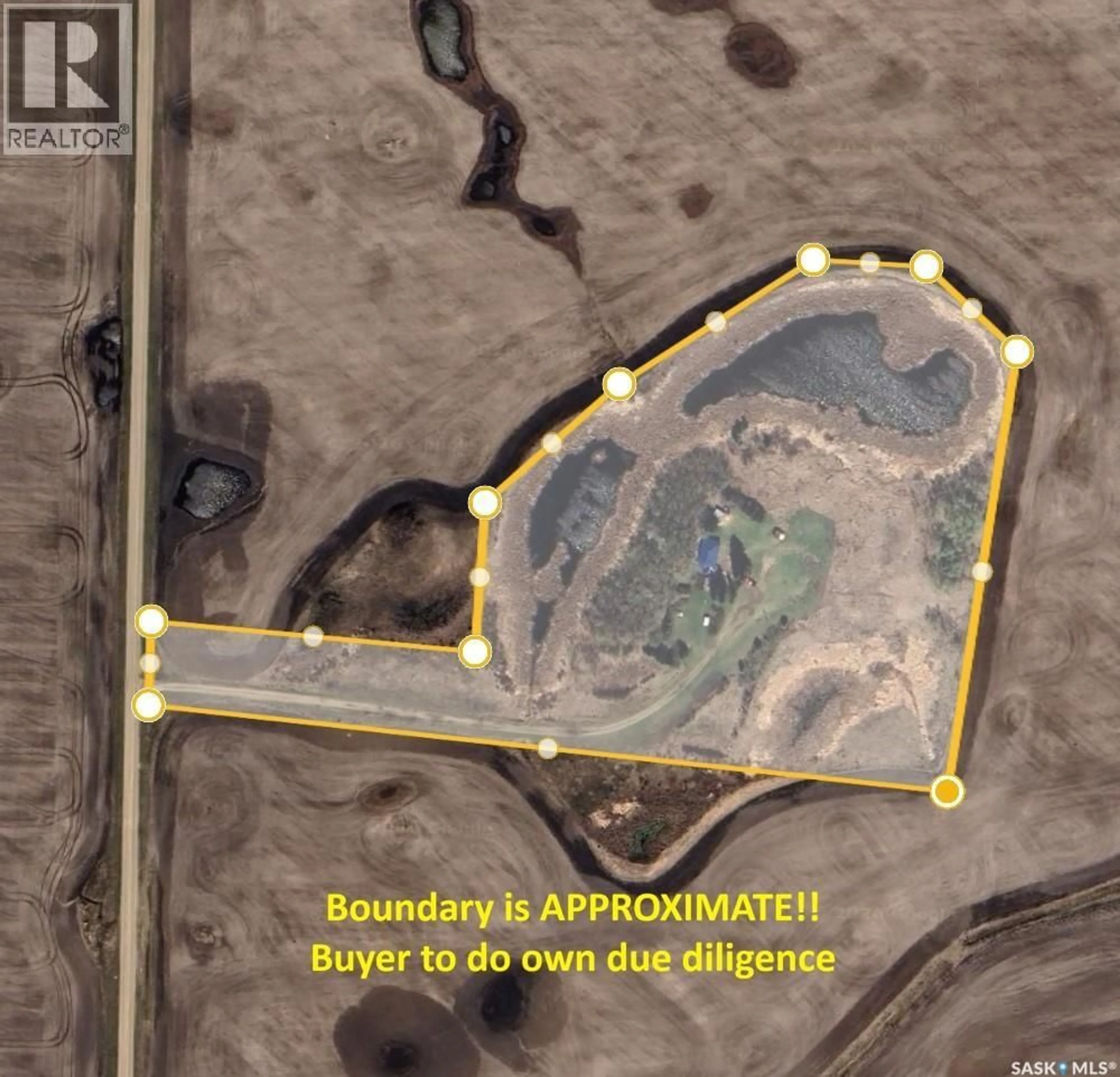 Picture of a map for 14.9 AC ACREAGE, Kinistino Rm No. 459 Saskatchewan S0E1A0