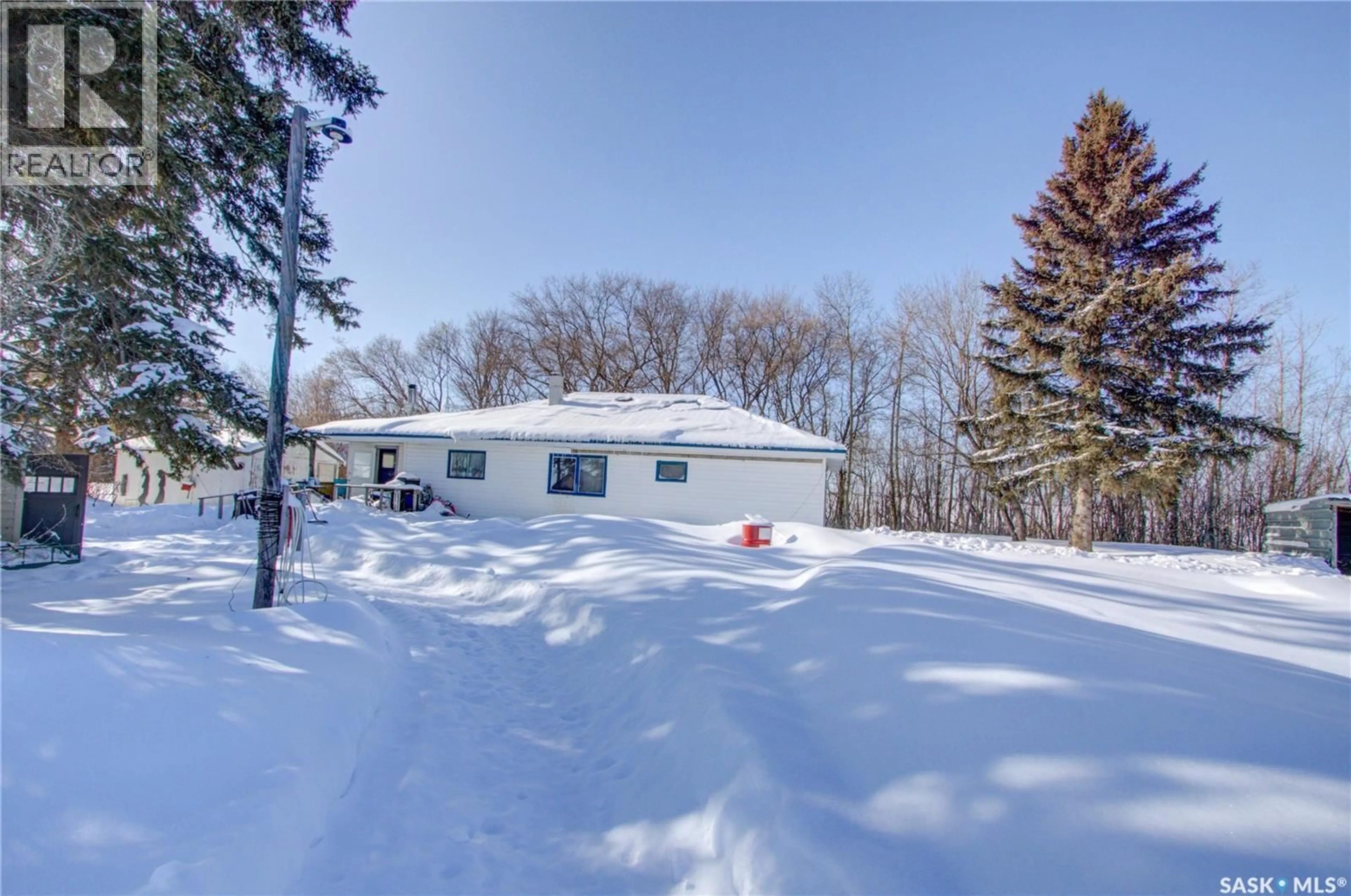 A pic from outside/outdoor area/front of a property/back of a property/a pic from drone, street for 14.9 AC ACREAGE, Kinistino Rm No. 459 Saskatchewan S0E1A0